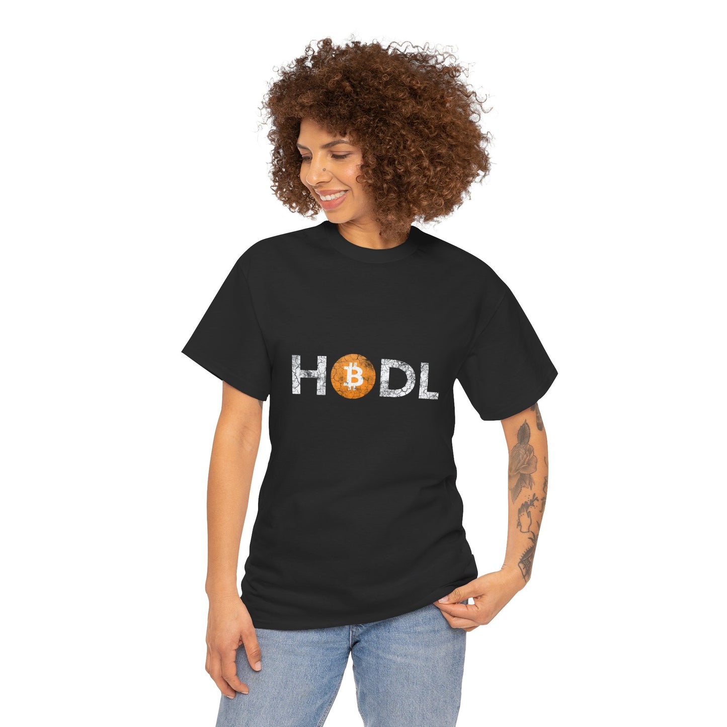 Bitcoin Crypto Unisex Tee - 'HODL' Shirt for Crypto Enthusiasts