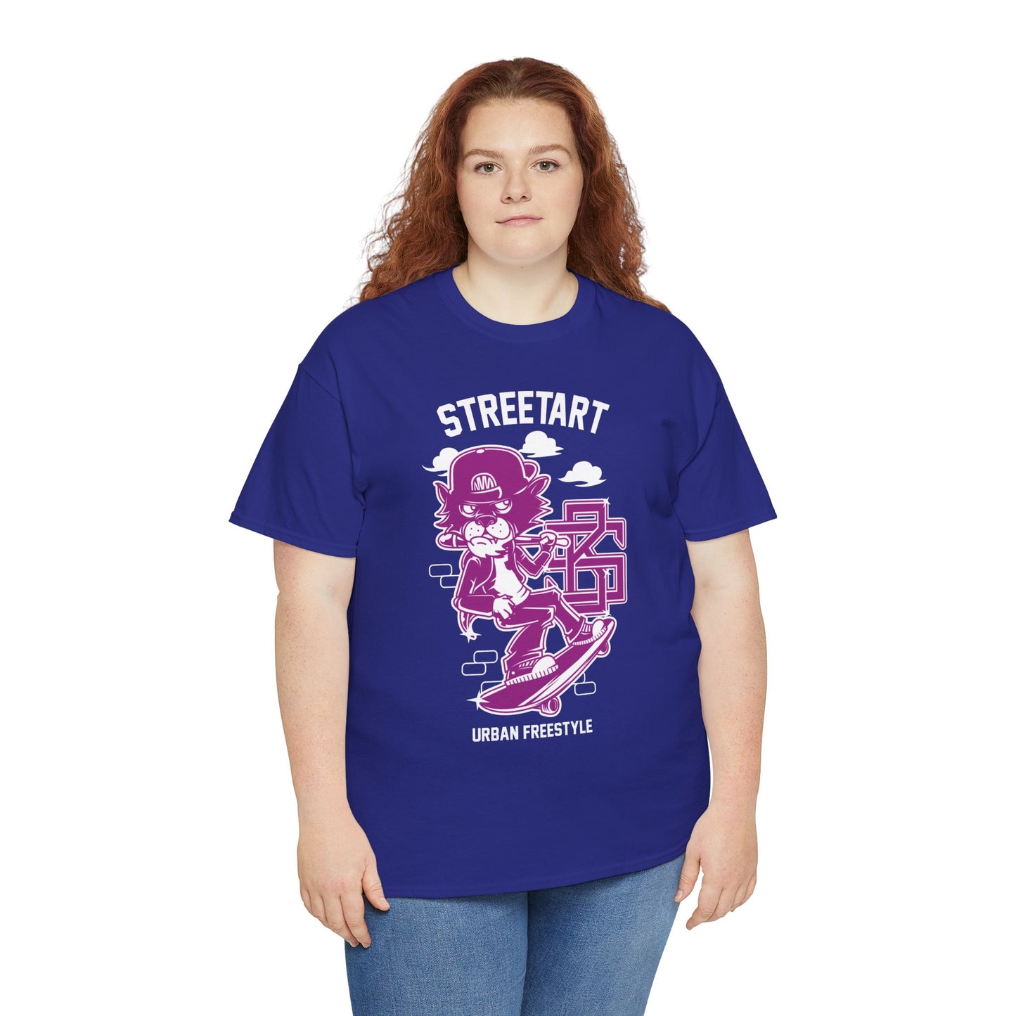 Streetart Urban Style Unisex Heavy Cotton Tee | Trendy Graphic T-Shirt for Urban Fashion Lovers - ArtShirt Couture