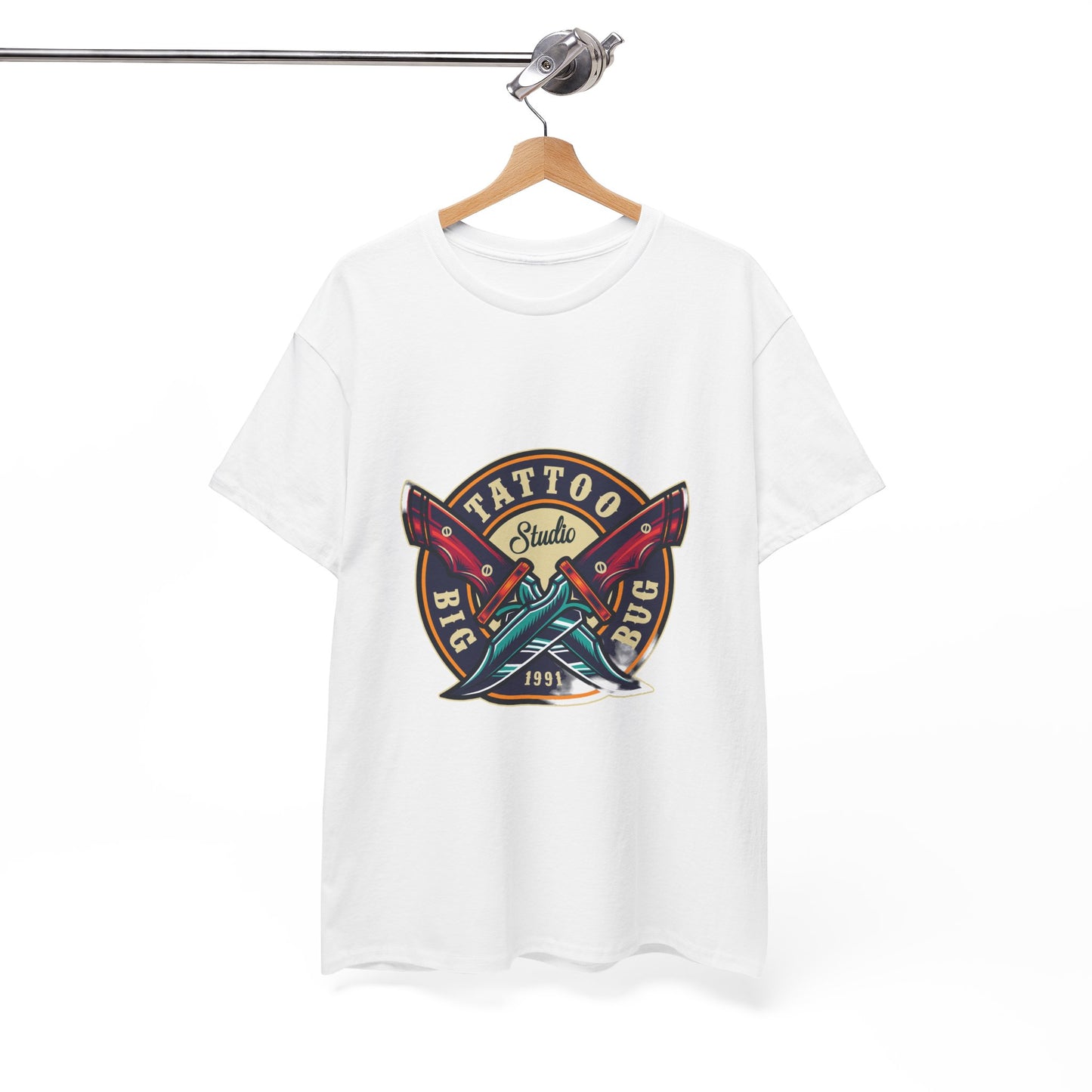 Tattoo Unisex Heavy Cotton Tee | Stylish Graphic T-Shirt for Tattoo Enthusiasts - ArtShirt Couture