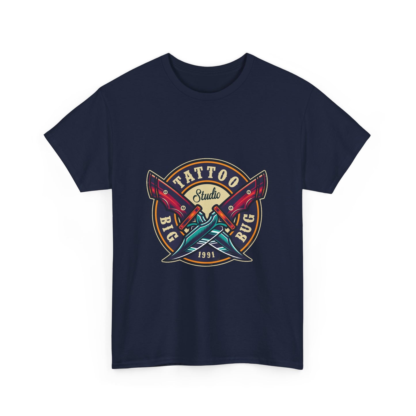 Tattoo Unisex Heavy Cotton Tee | Stylish Graphic T-Shirt for Tattoo Enthusiasts - ArtShirt Couture