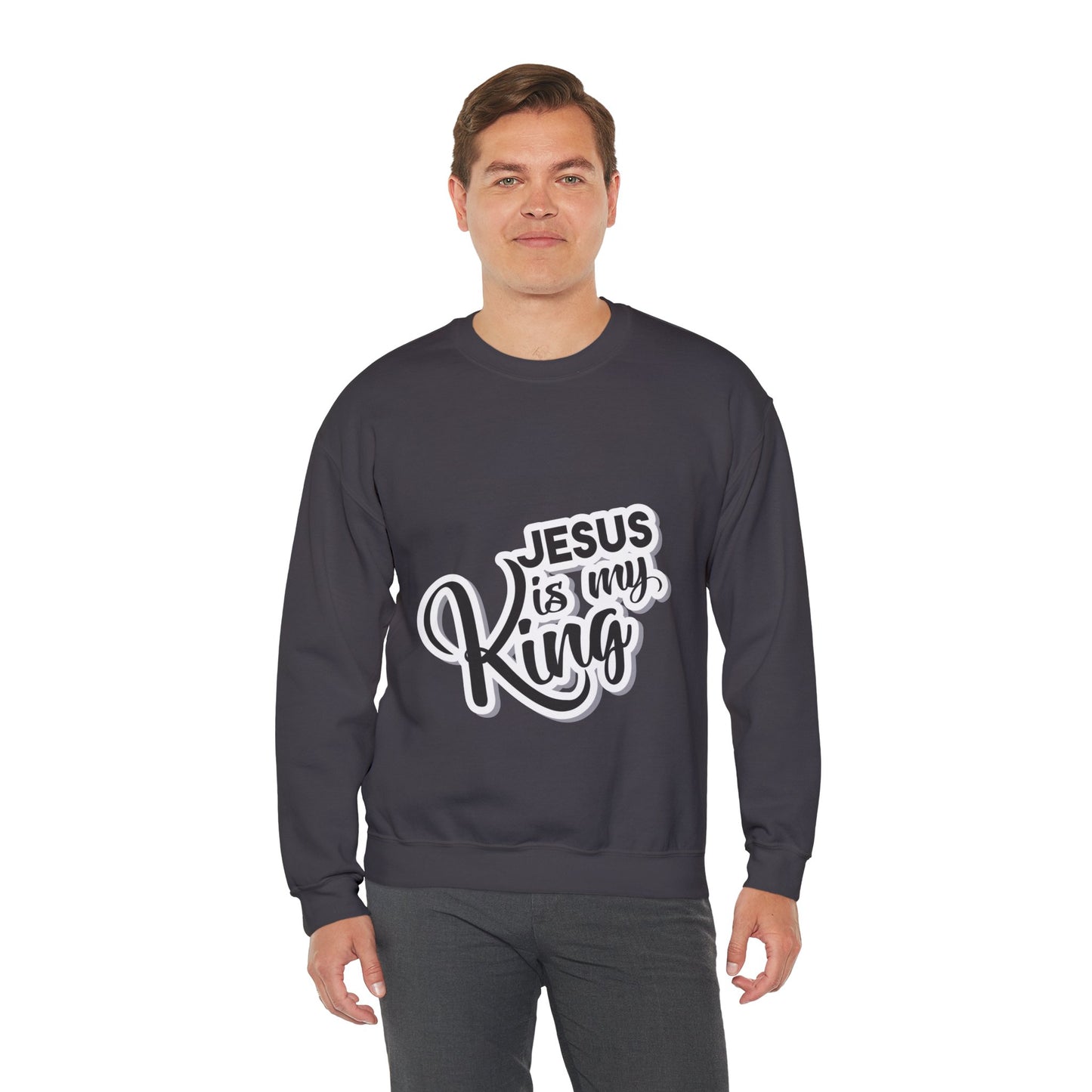 Jesus is my king Unisex Heavy Blend™ Crewneck Sweatshirt - ArtShirt Couture