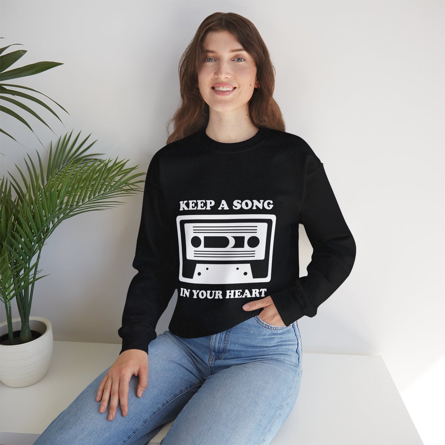 Keep a Song in Your Heart Unisex Heavy Blend™ Crewneck Sweatshirt - ArtShirt Couture