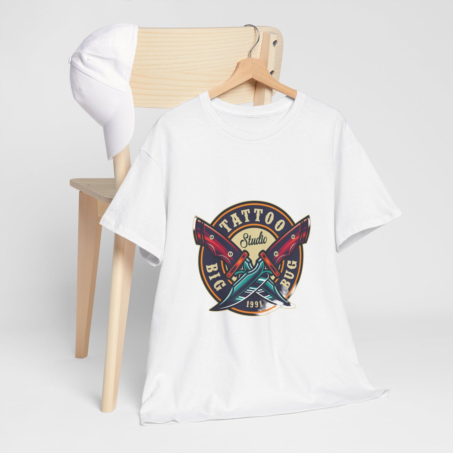 Tattoo Unisex Heavy Cotton Tee | Stylish Graphic T-Shirt for Tattoo Enthusiasts - ArtShirt Couture