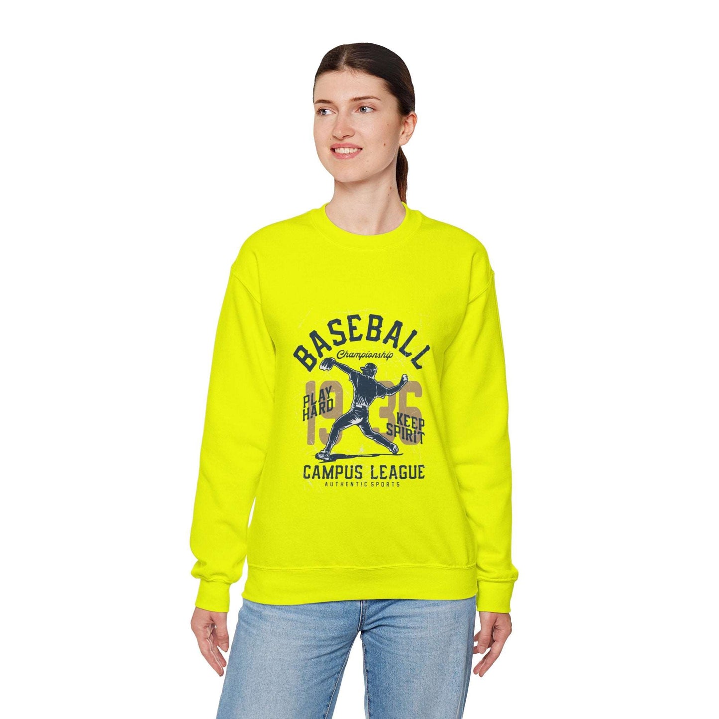 Baseball Unisex Heavy Blend™ Crewneck Sweatshirt - ArtShirt Couture
