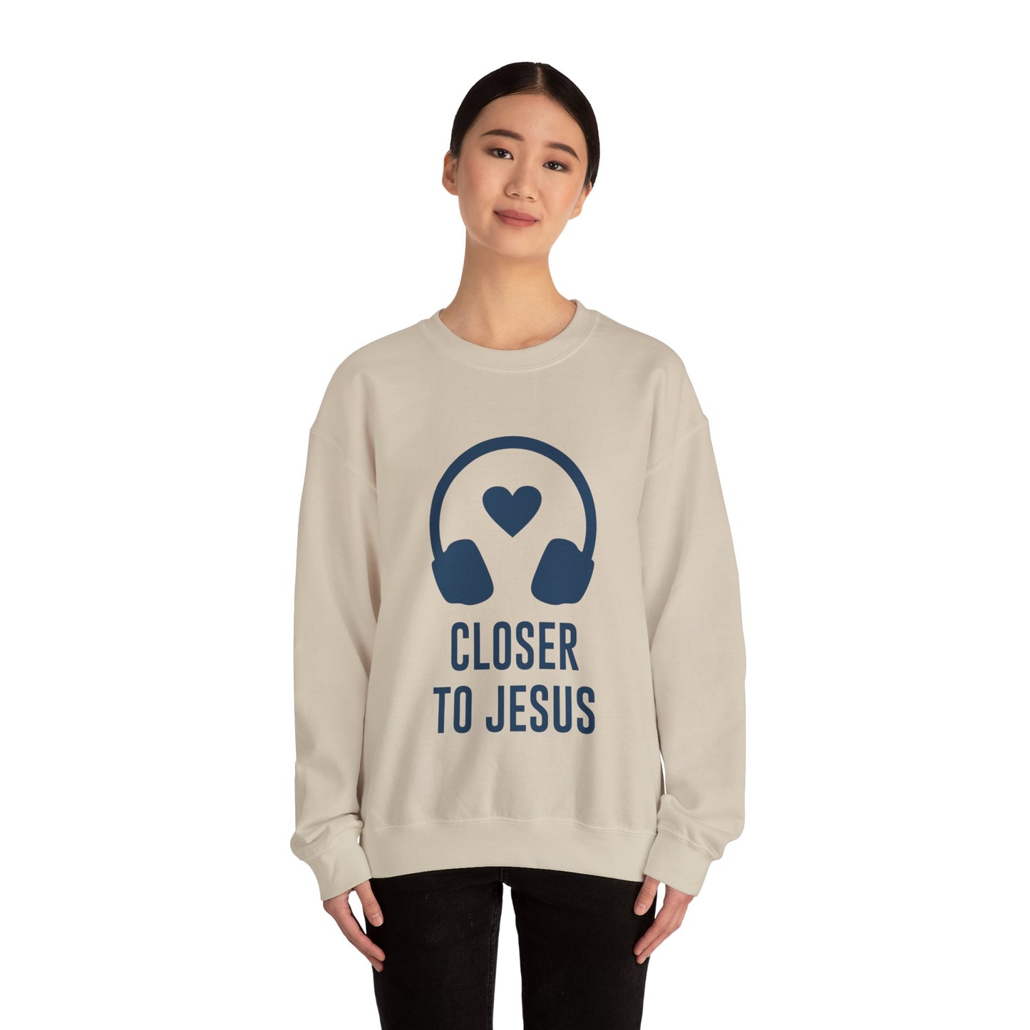 Closer to Jesus Sweatshirt - ArtShirt Couture