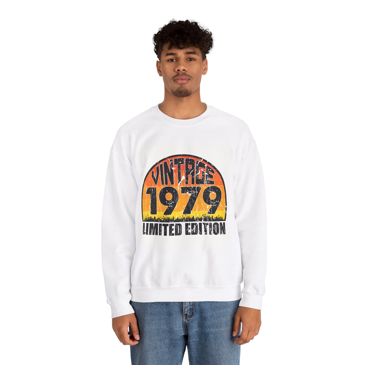 Vintage 1979 Unisex Heavy Blend™ Crewneck Sweatshirt | Retro Graphic Sweatshirt for Nostalgic Style - ArtShirt Couture