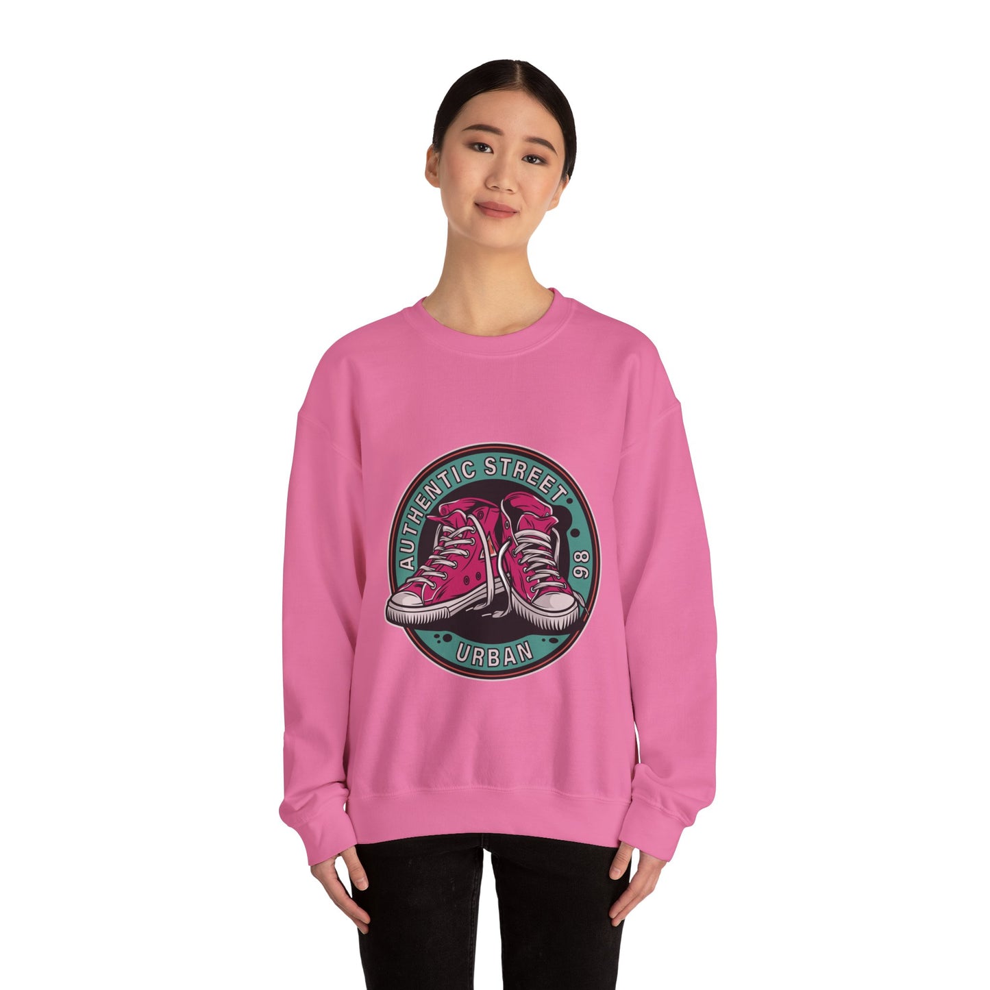 Streetwear Shoes Unisex Heavy Blend™ Sweatshirt | Stylish Graphic Sweatshirt for Sneaker Enthusiasts - ArtShirt Couture