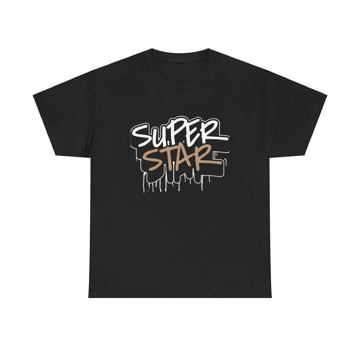 Super Stars Unisex Heavy Cotton Tee | Casual and Stylish T-Shirt for All Ages - ArtShirt Couture