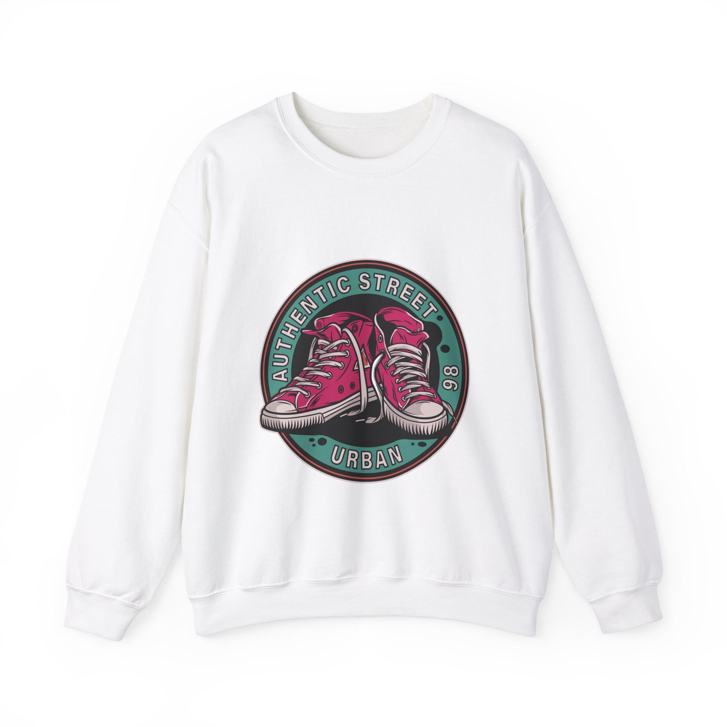 Streetwear Shoes Unisex Heavy Blend™ Sweatshirt | Stylish Graphic Sweatshirt for Sneaker Enthusiasts - ArtShirt Couture