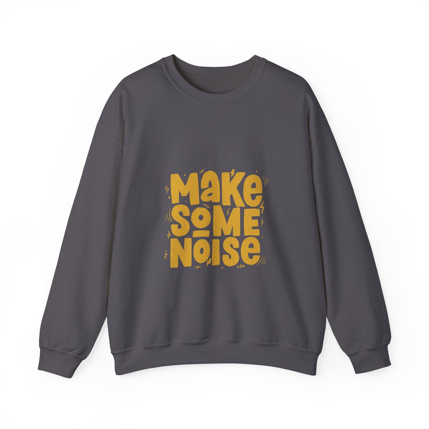 Make some noise Unisex Heavy Blend™ Crewneck Sweatshirt - ArtShirt Couture