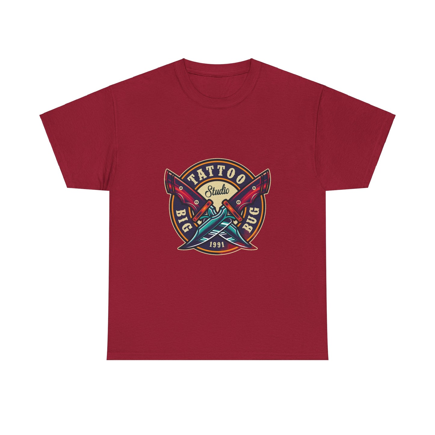 Tattoo Unisex Heavy Cotton Tee | Stylish Graphic T-Shirt for Tattoo Enthusiasts - ArtShirt Couture