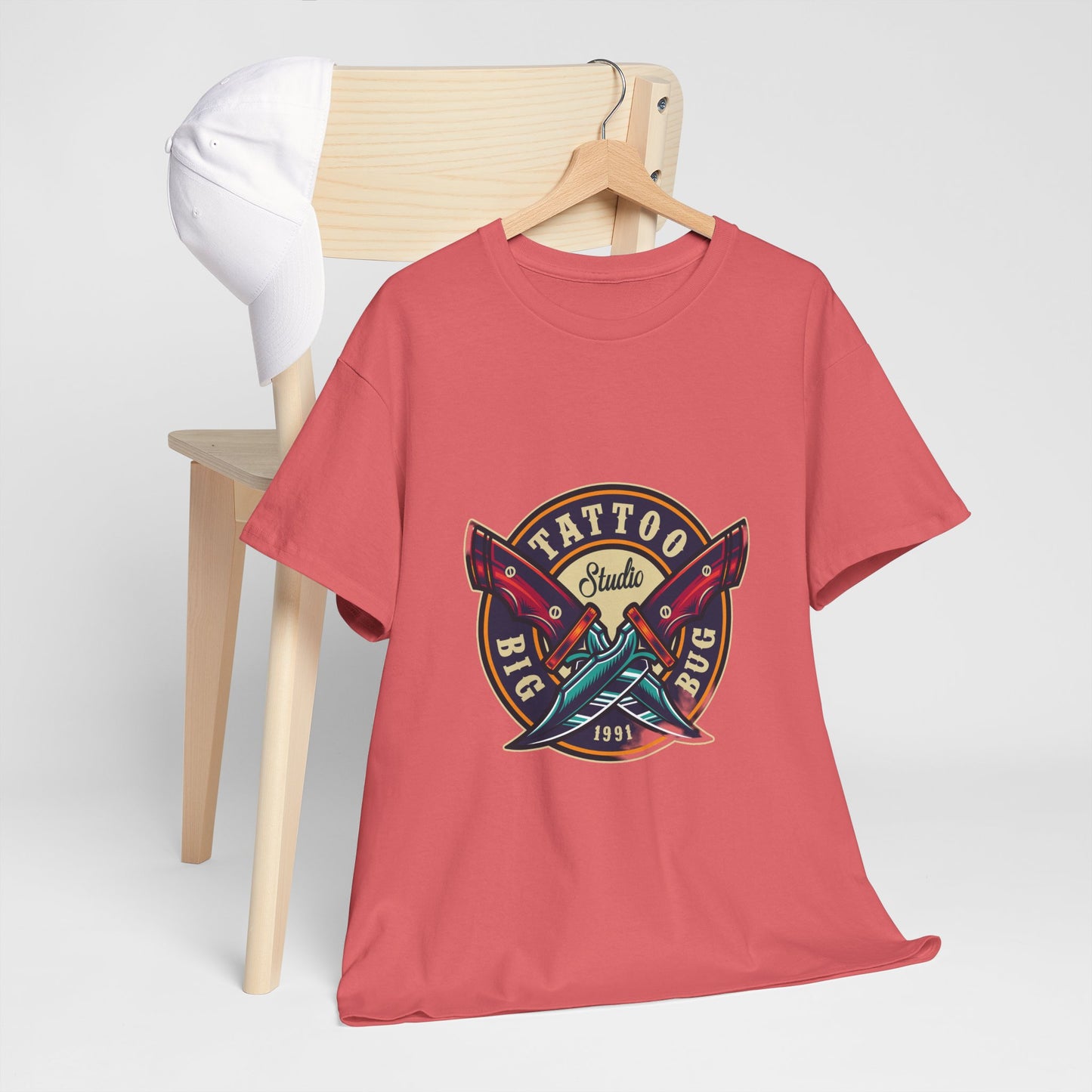Tattoo Unisex Heavy Cotton Tee | Stylish Graphic T-Shirt for Tattoo Enthusiasts - ArtShirt Couture