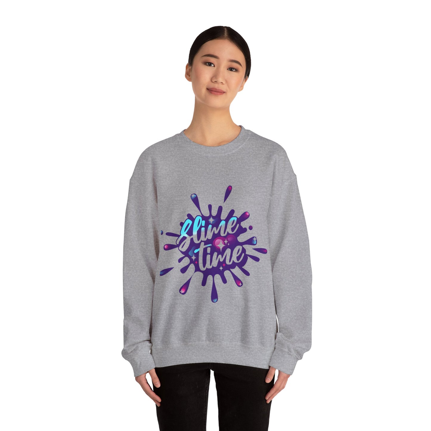 Slime Time Unisex Heavy Blend™ Sweatshirt | Fun Graphic Sweatshirt for Playful Style - ArtShirt Couture