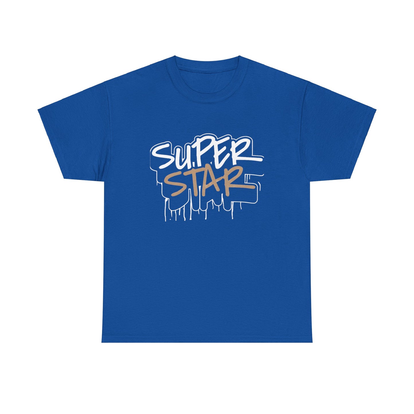 Super Stars Unisex Heavy Cotton Tee | Casual and Stylish T-Shirt for All Ages - ArtShirt Couture