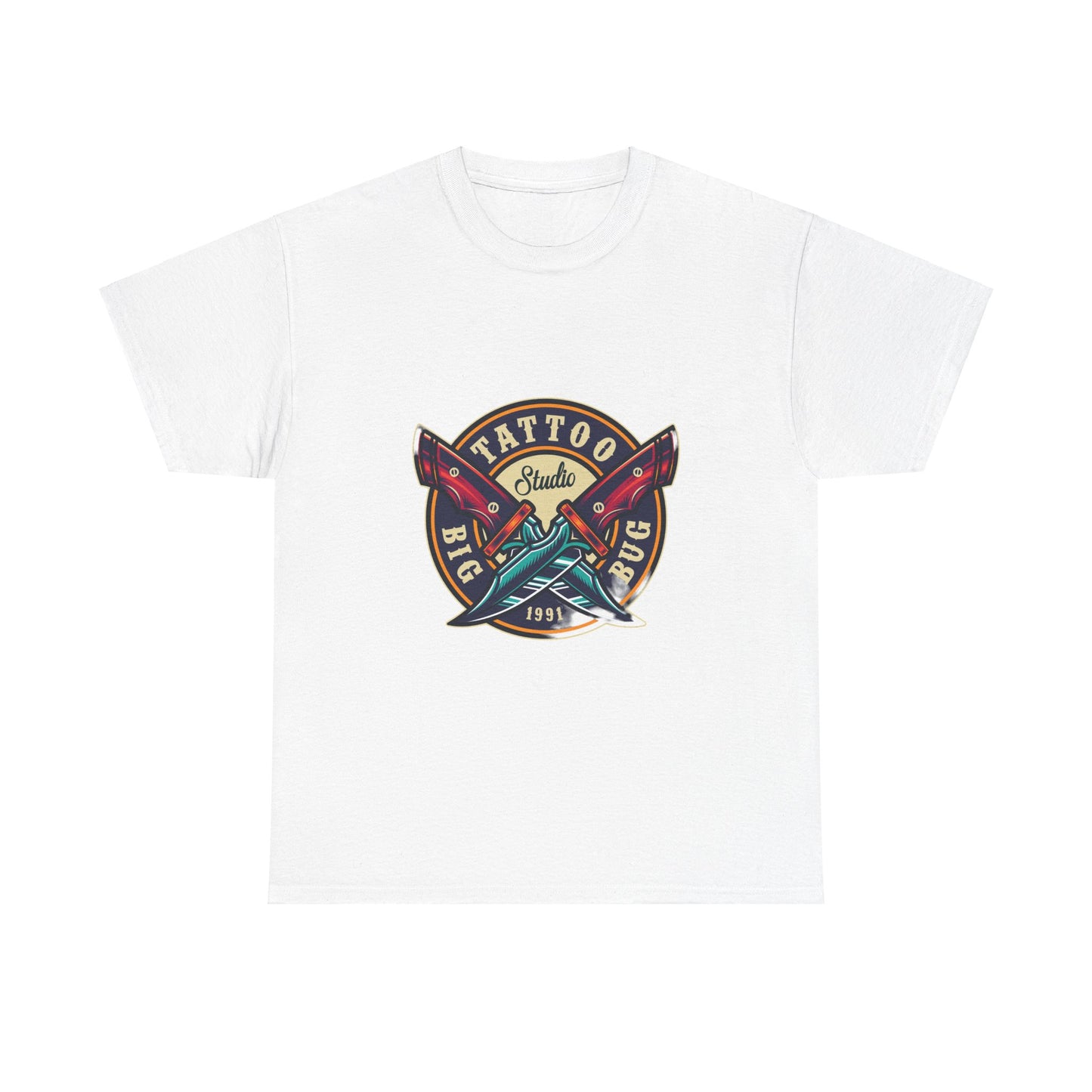 Tattoo Unisex Heavy Cotton Tee | Stylish Graphic T-Shirt for Tattoo Enthusiasts - ArtShirt Couture