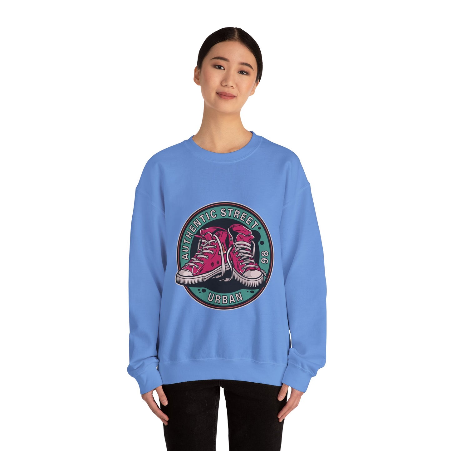 Streetwear Shoes Unisex Heavy Blend™ Sweatshirt | Stylish Graphic Sweatshirt for Sneaker Enthusiasts - ArtShirt Couture