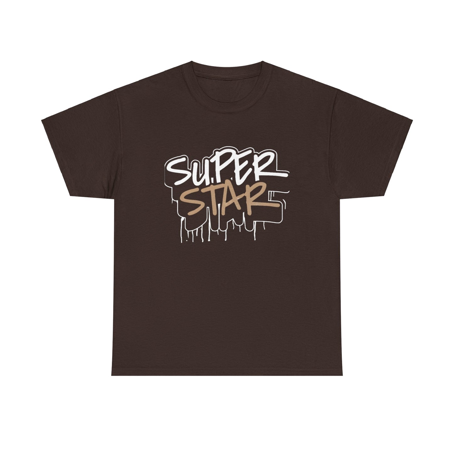 Super Stars Unisex Heavy Cotton Tee | Casual and Stylish T-Shirt for All Ages - ArtShirt Couture