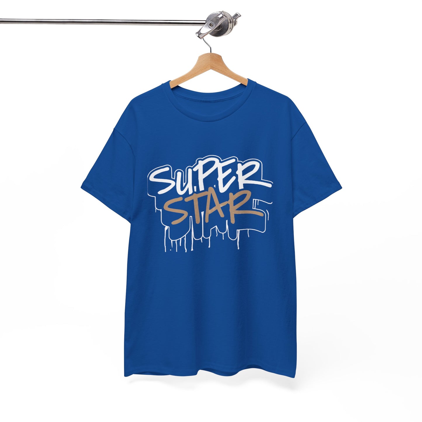 Super Stars Unisex Heavy Cotton Tee | Casual and Stylish T-Shirt for All Ages - ArtShirt Couture