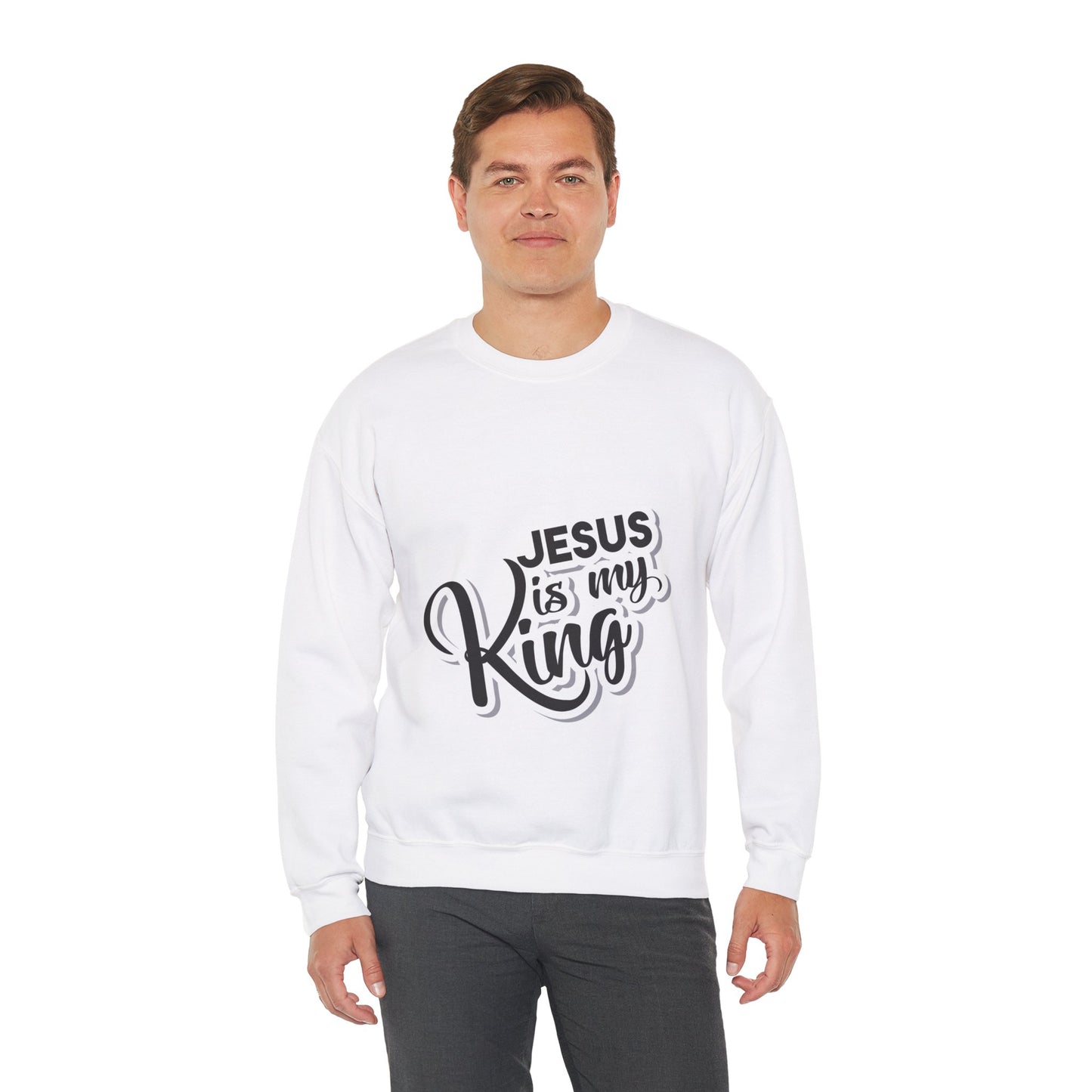 Jesus is my king Unisex Heavy Blend™ Crewneck Sweatshirt - ArtShirt Couture