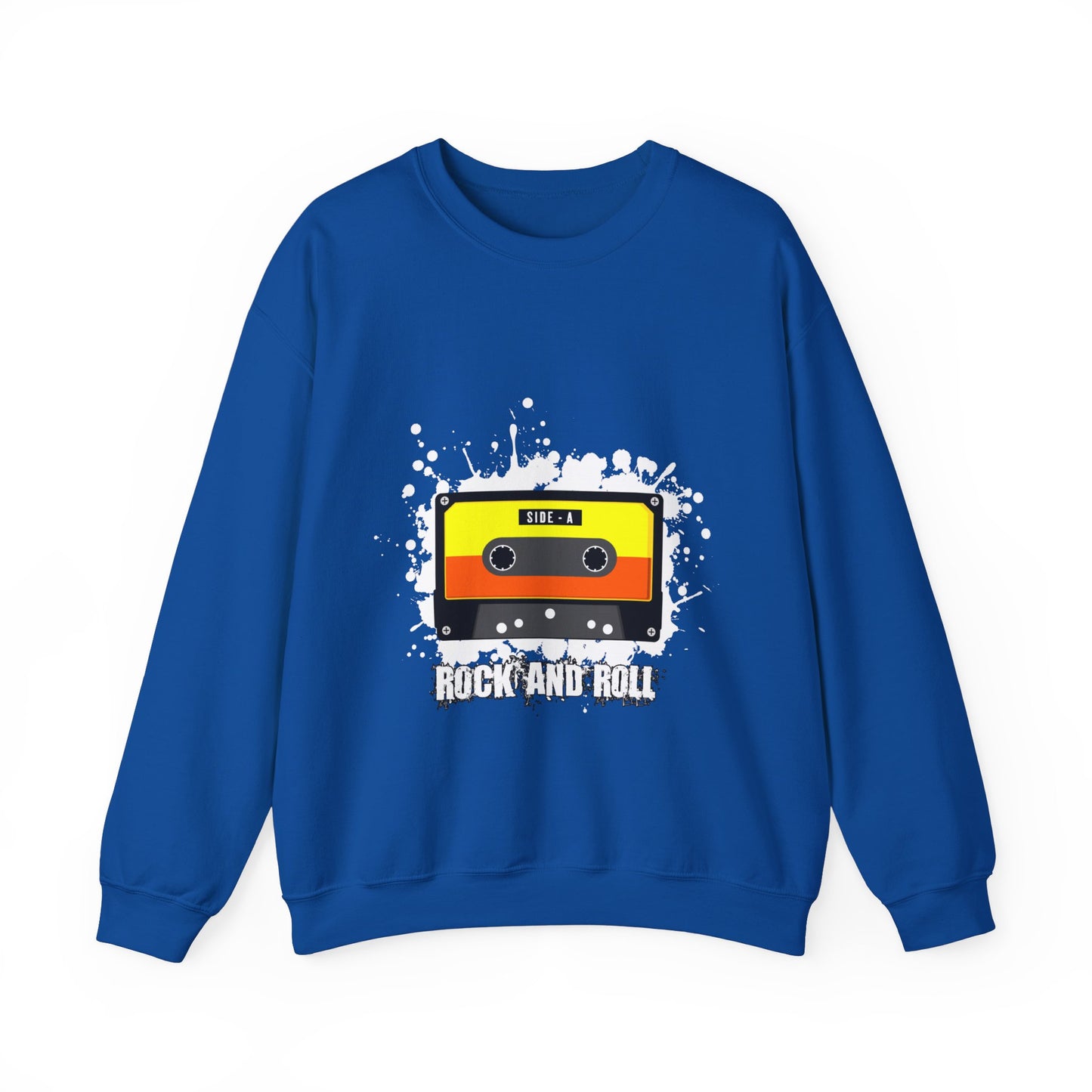 Rock 'N' Roll Unisex Heavy Blend™ Crewneck Sweatshirt | Classic Music Graphic Sweatshirt - ArtShirt Couture