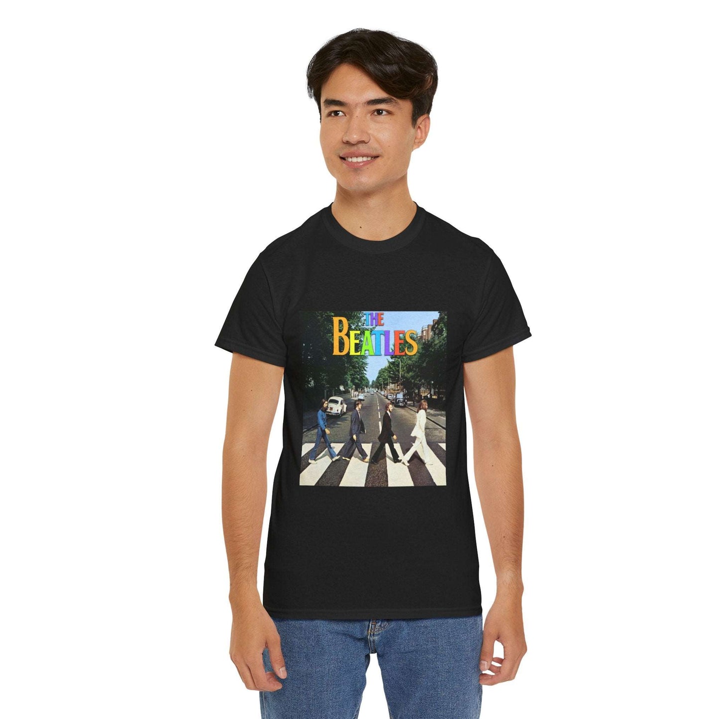 The Beatles Unisex Heavy Cotton Tee | Classic Graphic T-Shirt for Music Fans - ArtShirt Couture
