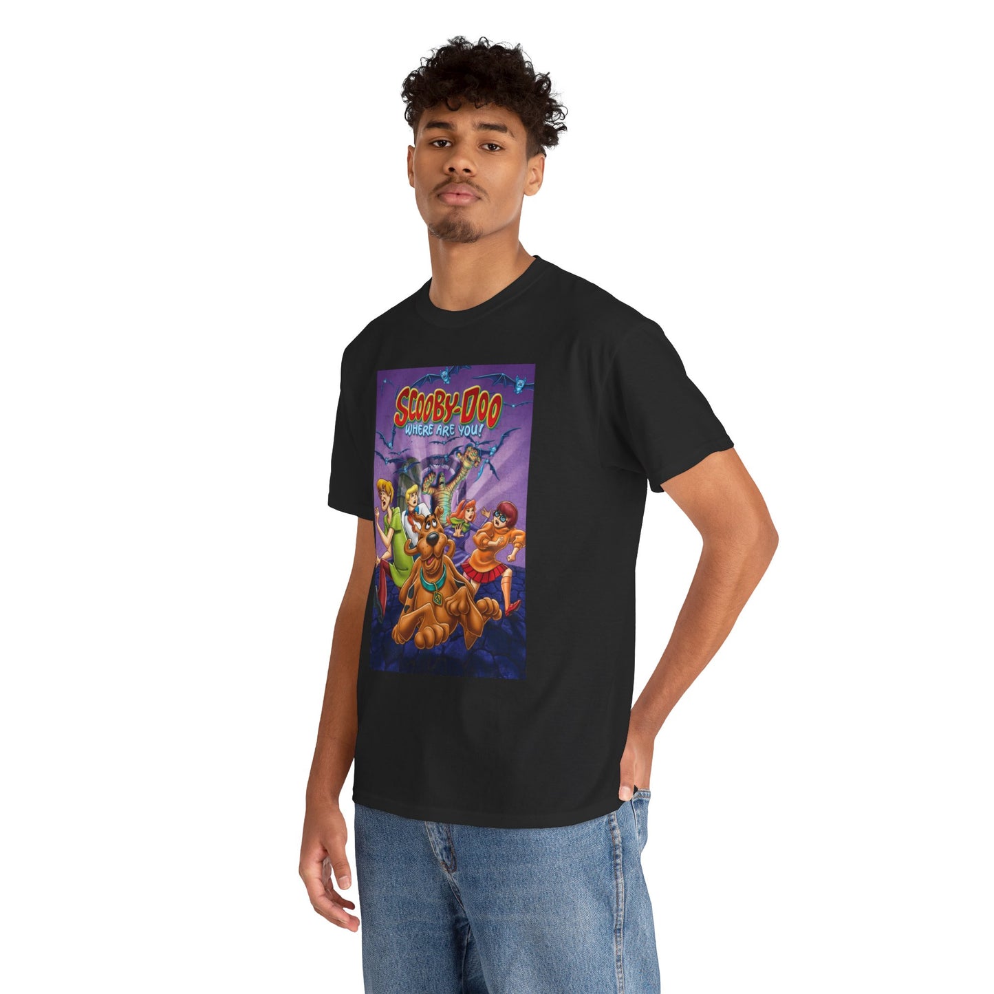 Scooby Doo Unisex Heavy Cotton Tee | Fun Graphic T-Shirt for Cartoon Fans - ArtShirt Couture