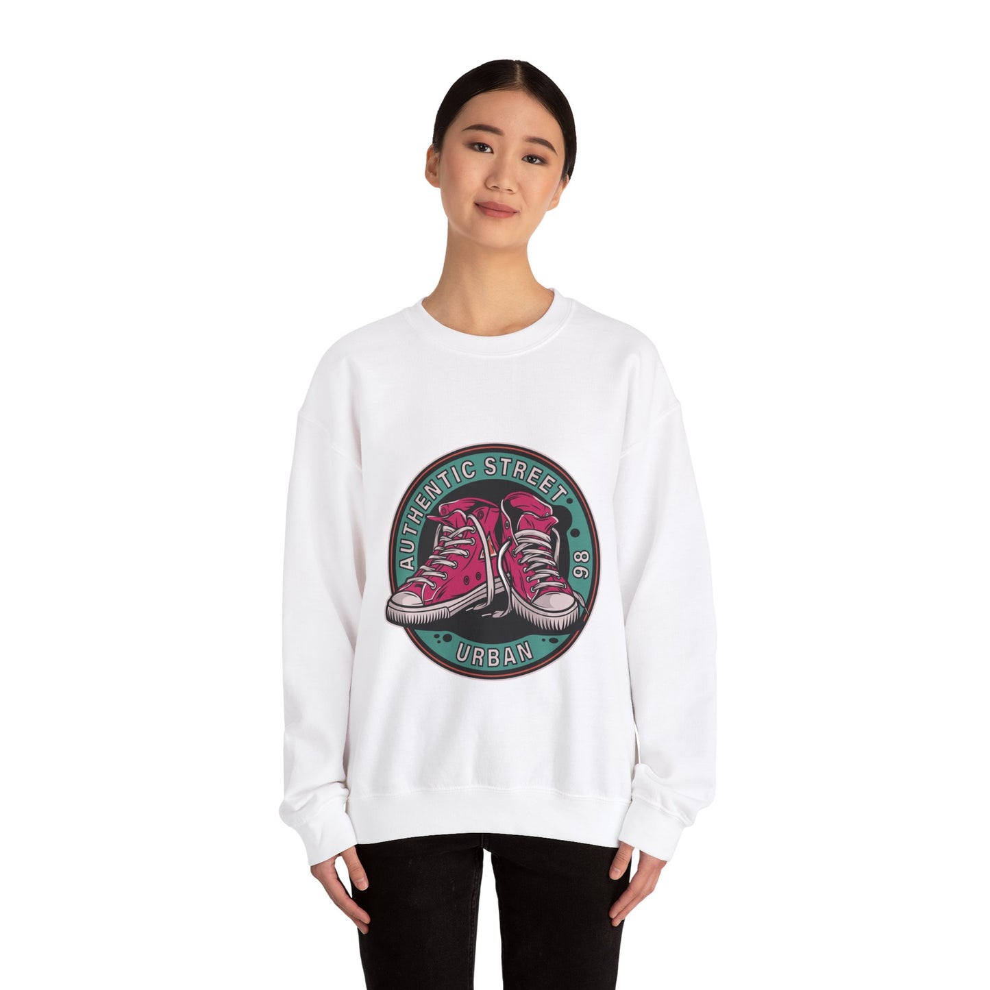 Streetwear Shoes Unisex Heavy Blend™ Sweatshirt | Stylish Graphic Sweatshirt for Sneaker Enthusiasts - ArtShirt Couture