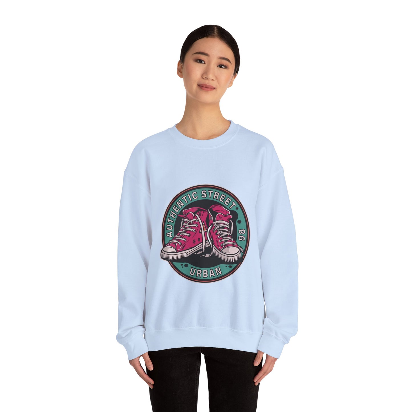 Streetwear Shoes Unisex Heavy Blend™ Sweatshirt | Stylish Graphic Sweatshirt for Sneaker Enthusiasts - ArtShirt Couture