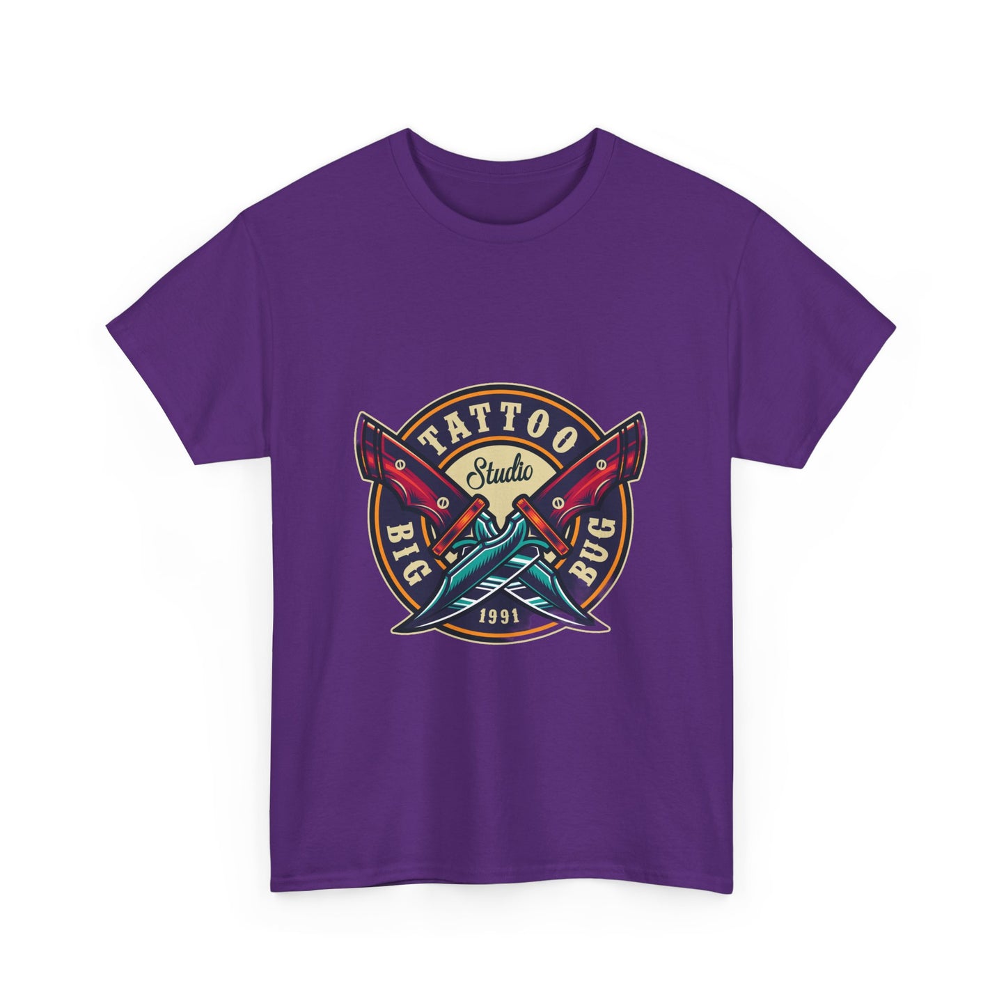 Tattoo Unisex Heavy Cotton Tee | Stylish Graphic T-Shirt for Tattoo Enthusiasts - ArtShirt Couture