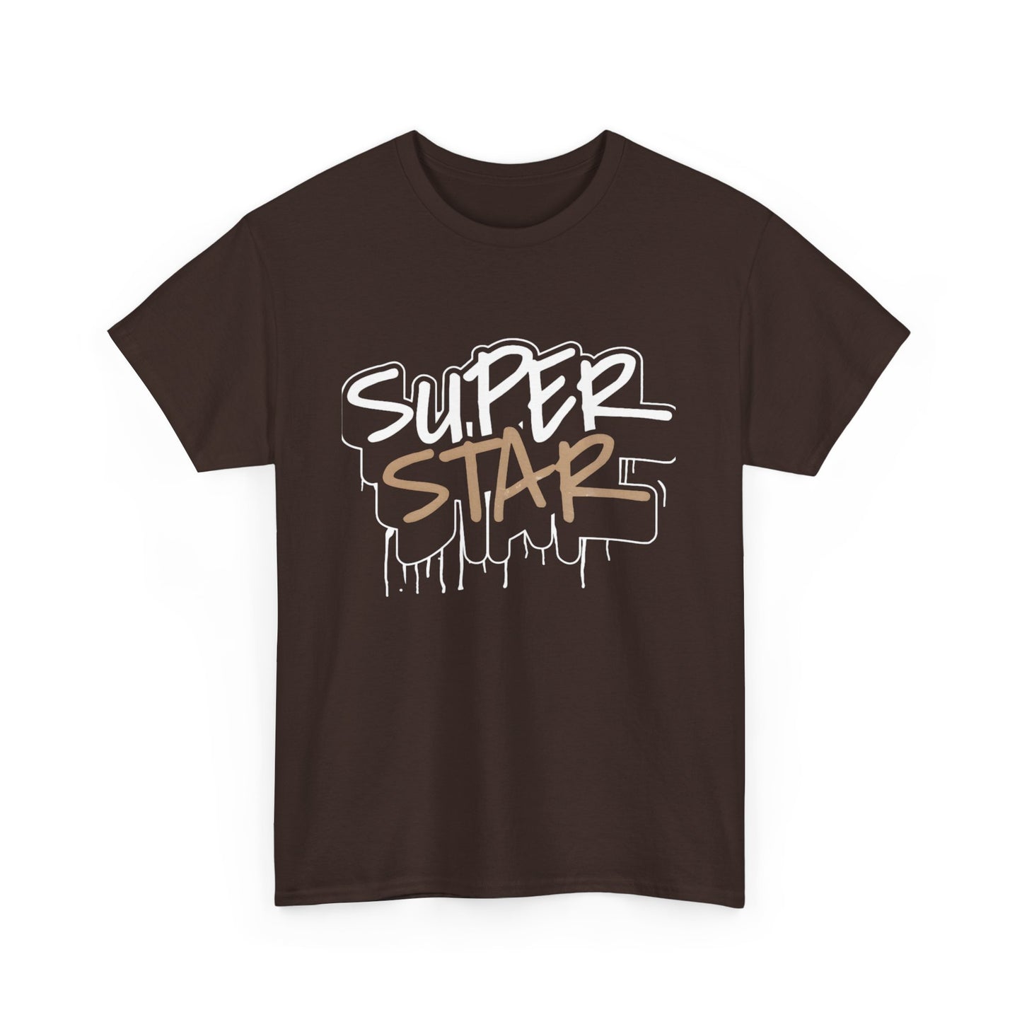 Super Stars Unisex Heavy Cotton Tee | Casual and Stylish T-Shirt for All Ages - ArtShirt Couture