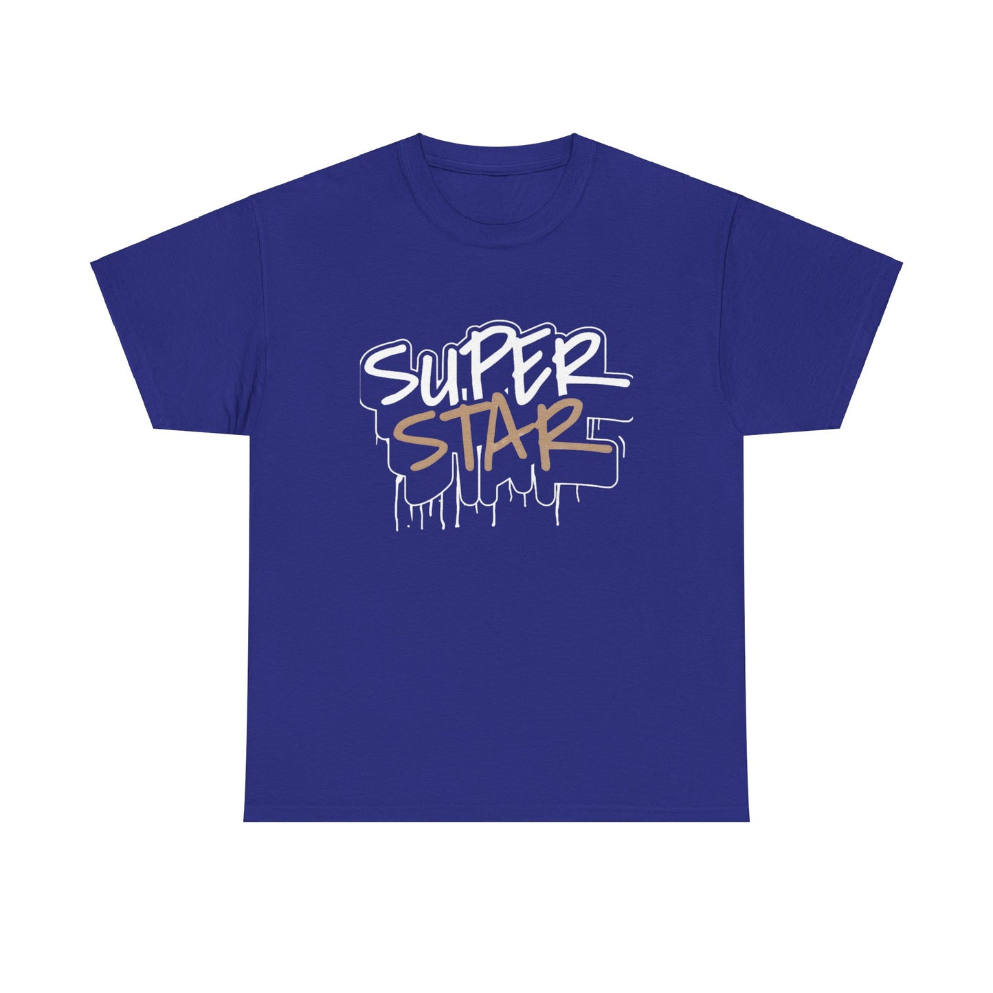 Super Stars Unisex Heavy Cotton Tee | Casual and Stylish T-Shirt for All Ages - ArtShirt Couture