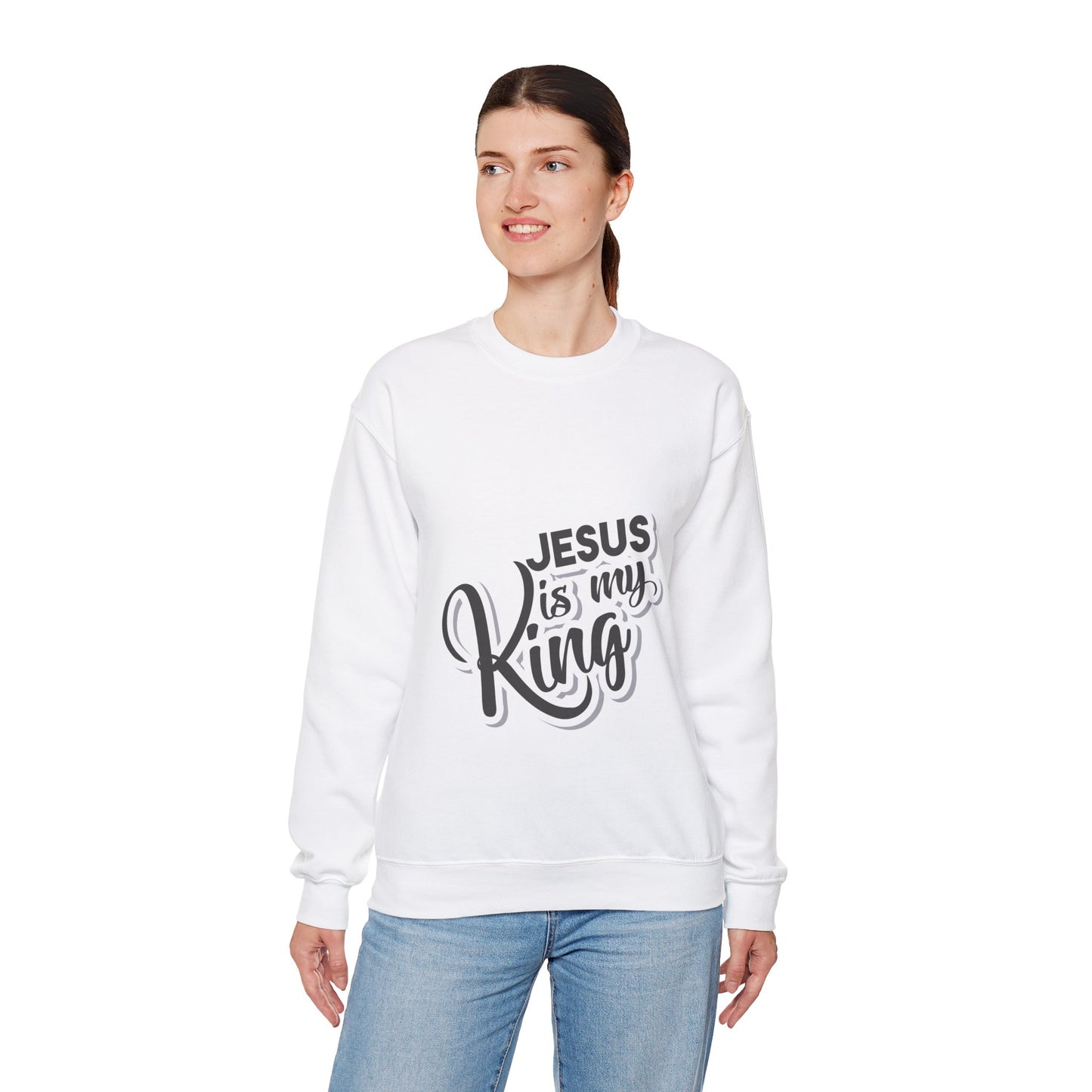 Jesus is my king Unisex Heavy Blend™ Crewneck Sweatshirt - ArtShirt Couture