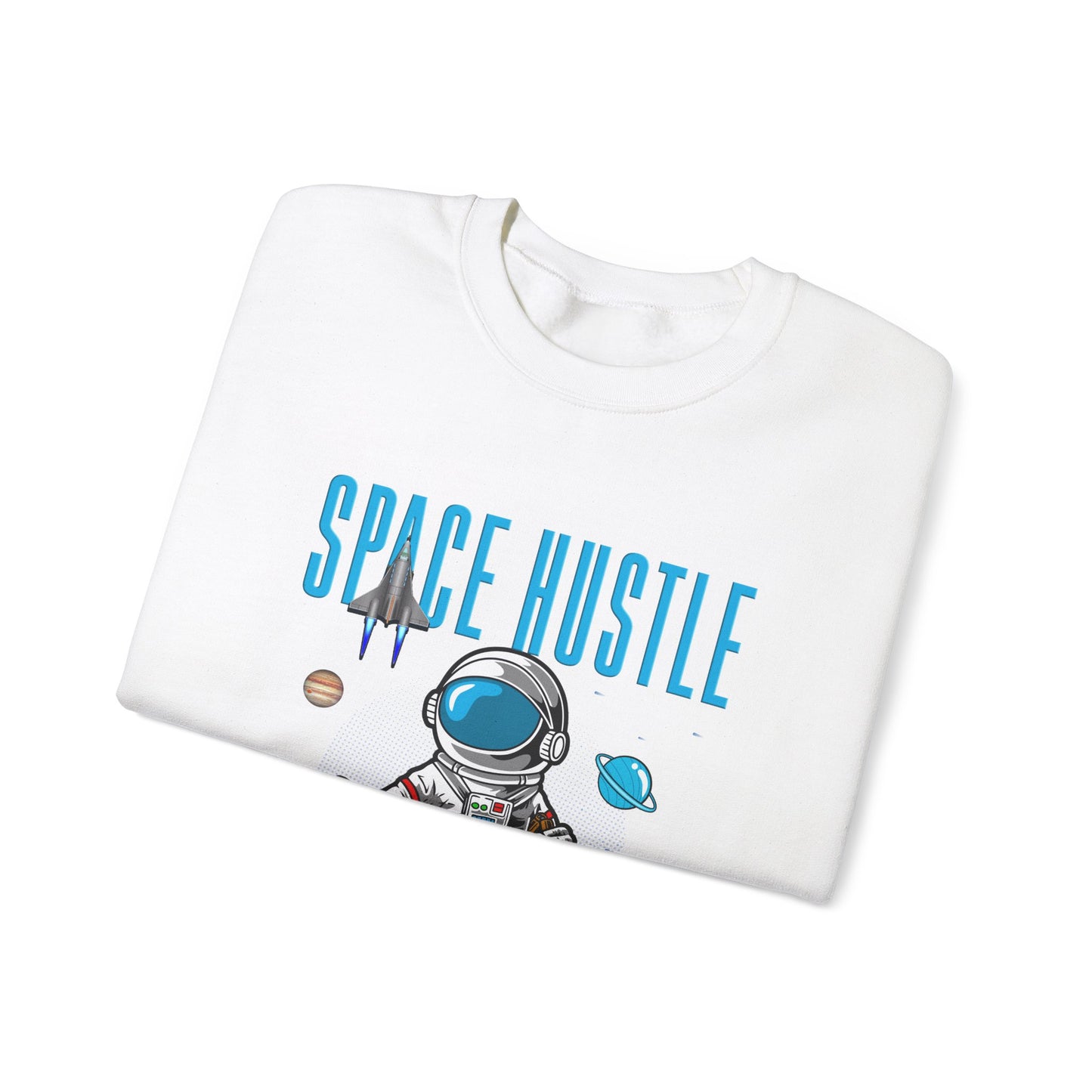 Skateboard Space Hustle Unisex Heavy Blend™ Sweatshirt | Trendy Graphic Sweatshirt for Skateboarding Enthusiasts - ArtShirt Couture