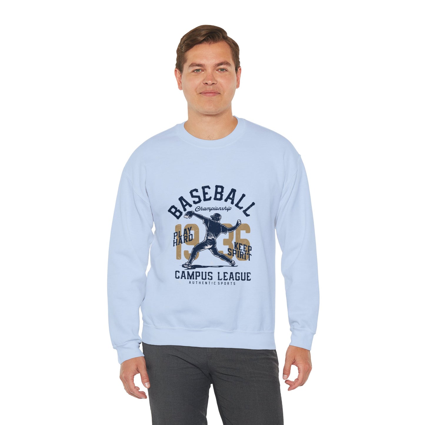 Baseball Unisex Heavy Blend™ Crewneck Sweatshirt - ArtShirt Couture