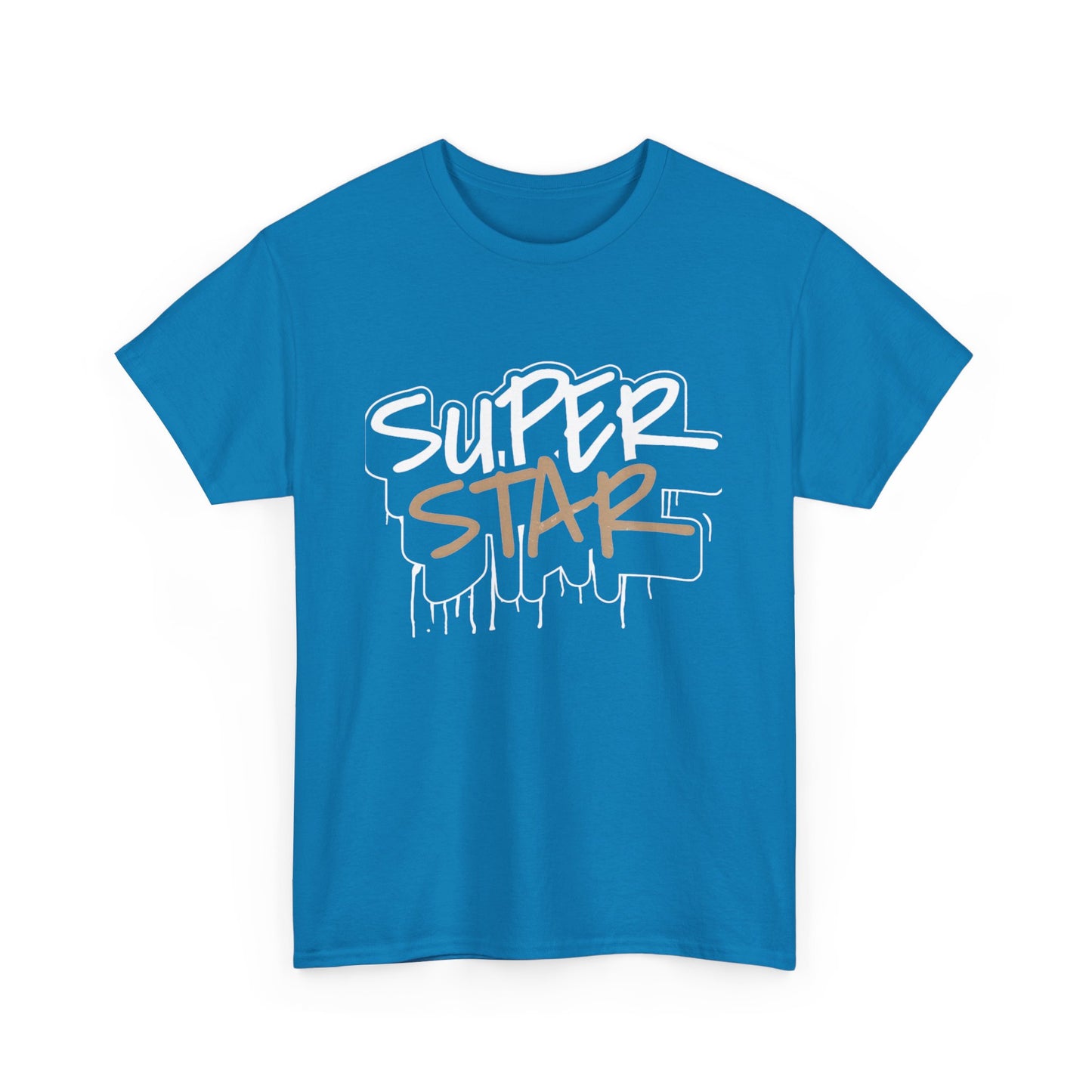 Super Stars Unisex Heavy Cotton Tee | Casual and Stylish T-Shirt for All Ages - ArtShirt Couture