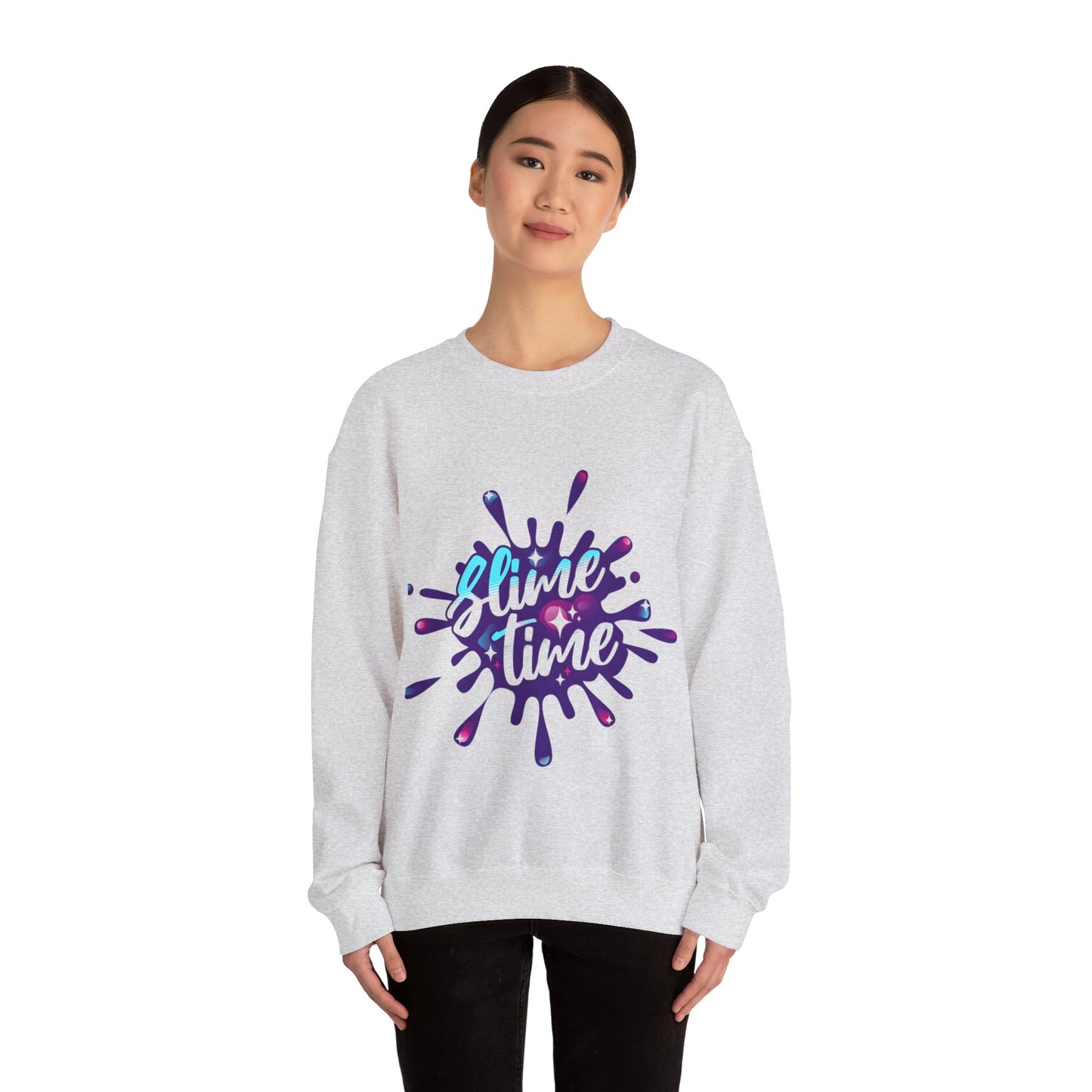 Slime Time Unisex Heavy Blend™ Sweatshirt | Fun Graphic Sweatshirt for Playful Style - ArtShirt Couture