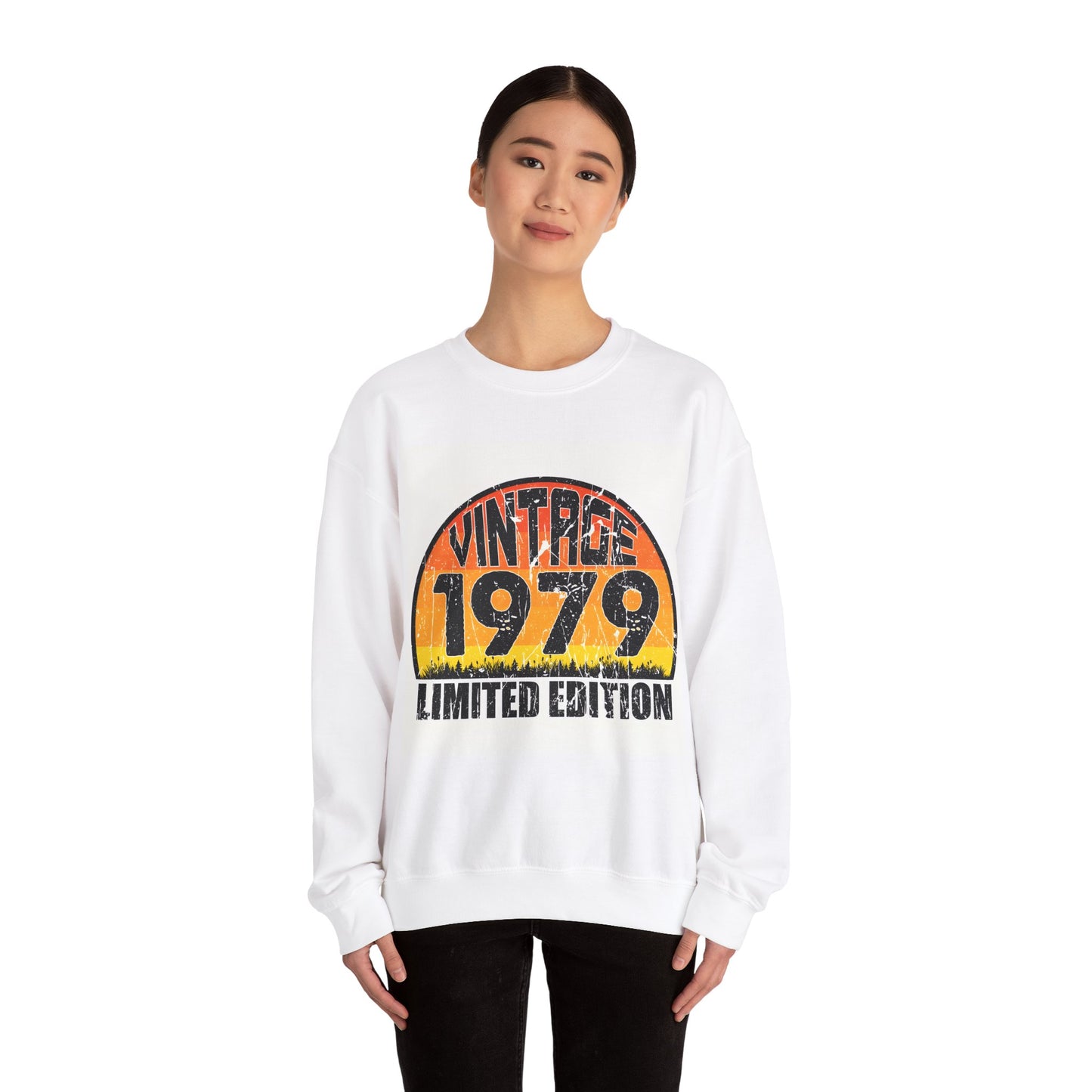Vintage 1979 Unisex Heavy Blend™ Crewneck Sweatshirt | Retro Graphic Sweatshirt for Nostalgic Style - ArtShirt Couture
