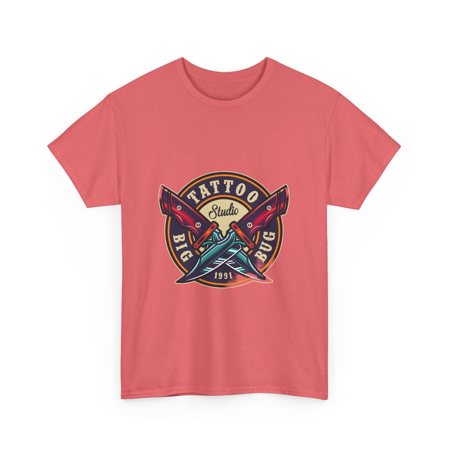 Tattoo Unisex Heavy Cotton Tee | Stylish Graphic T-Shirt for Tattoo Enthusiasts - ArtShirt Couture