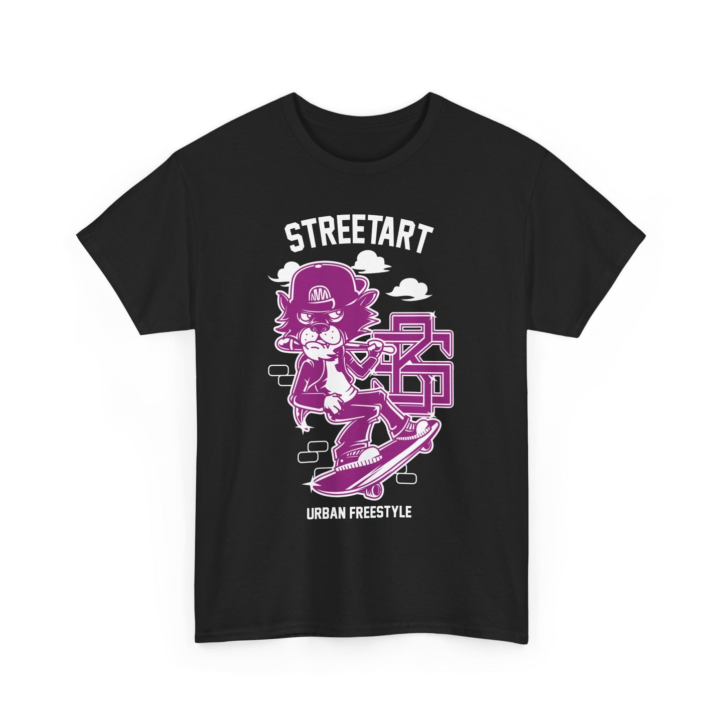 Streetart Urban Style Unisex Heavy Cotton Tee | Trendy Graphic T-Shirt for Urban Fashion Lovers - ArtShirt Couture