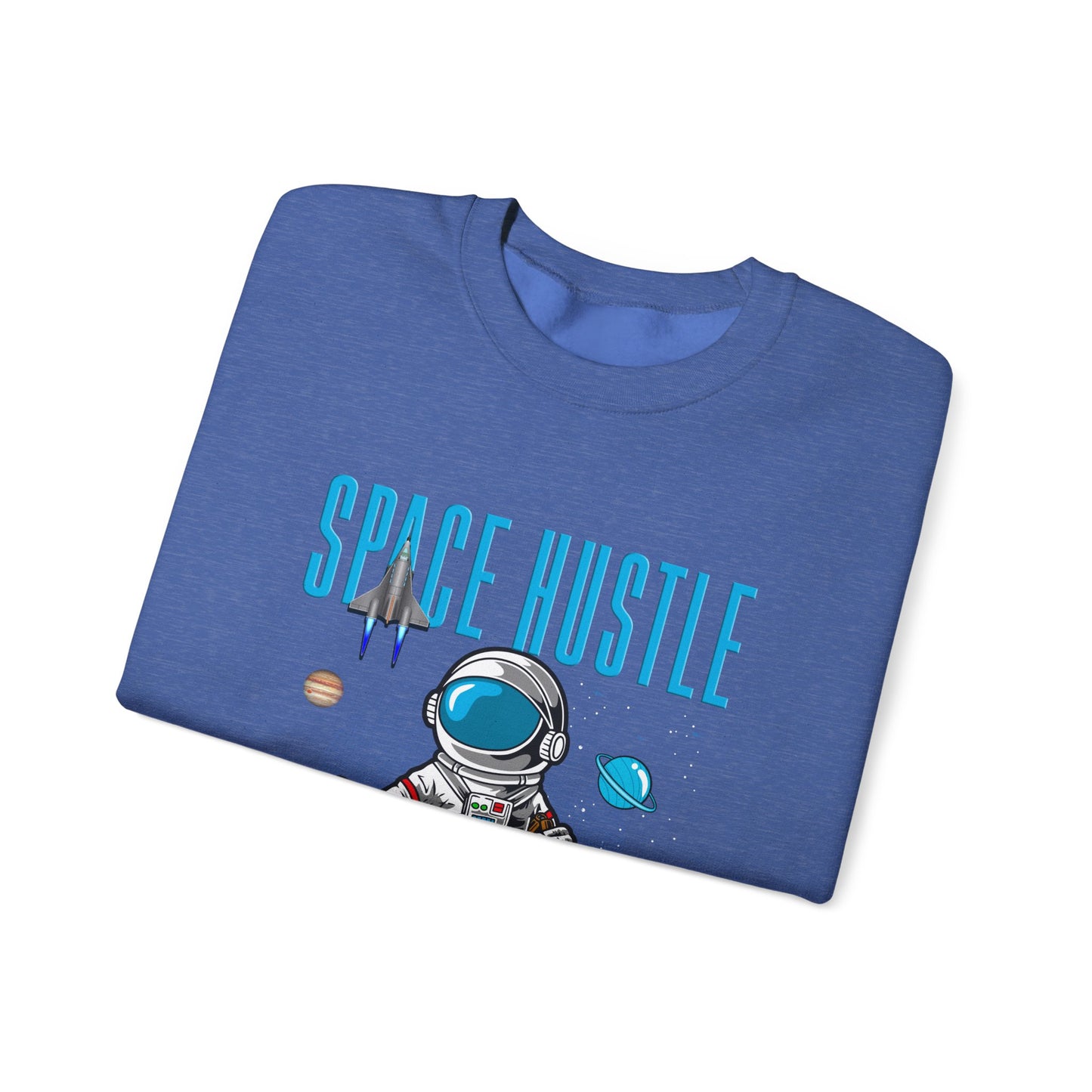Skateboard Space Hustle Unisex Heavy Blend™ Sweatshirt | Trendy Graphic Sweatshirt for Skateboarding Enthusiasts - ArtShirt Couture