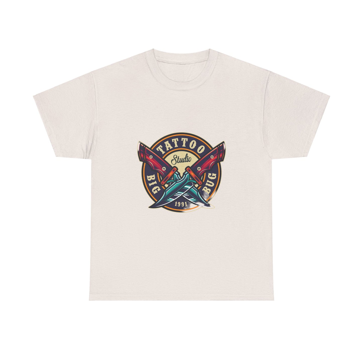 Tattoo Unisex Heavy Cotton Tee | Stylish Graphic T-Shirt for Tattoo Enthusiasts - ArtShirt Couture