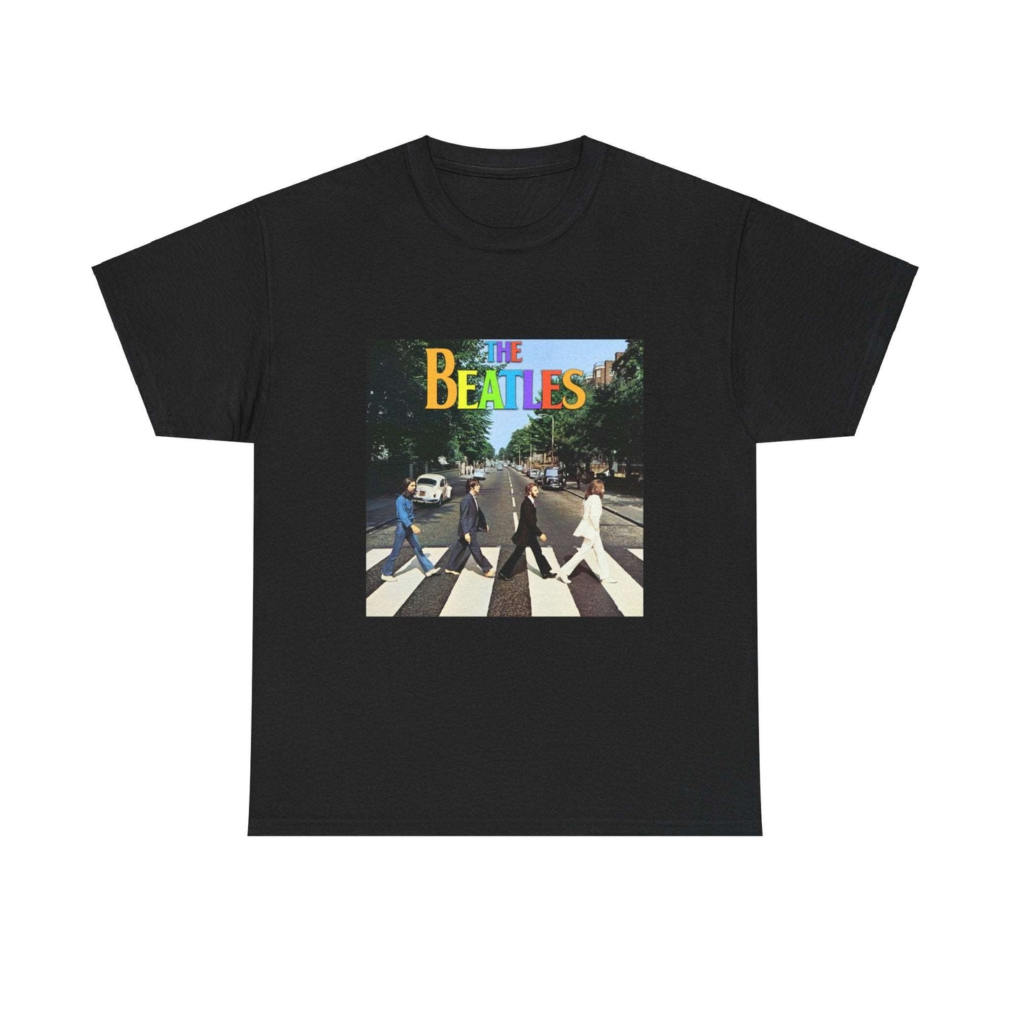 The Beatles Unisex Heavy Cotton Tee | Classic Graphic T-Shirt for Music Fans - ArtShirt Couture
