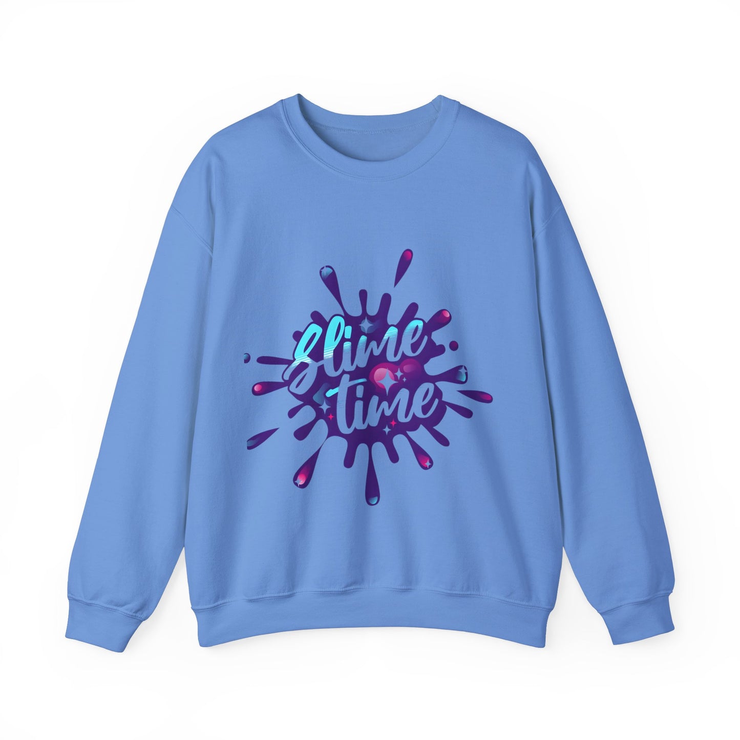 <img src="slime-time-sweatshirt.jpg" alt="Slime Time unisex heavy blend sweatshirt, playful graphic design by ArtShirt Couture">