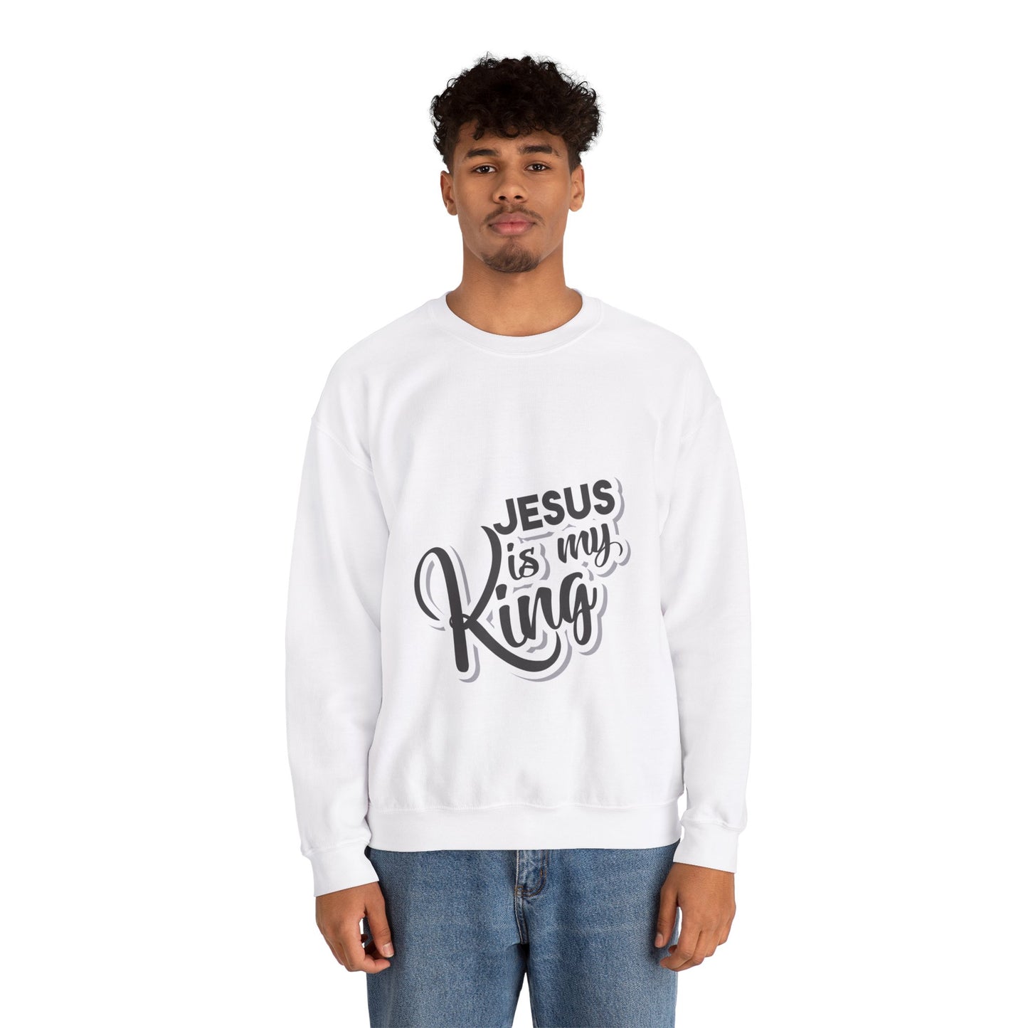 Jesus is my king Unisex Heavy Blend™ Crewneck Sweatshirt - ArtShirt Couture
