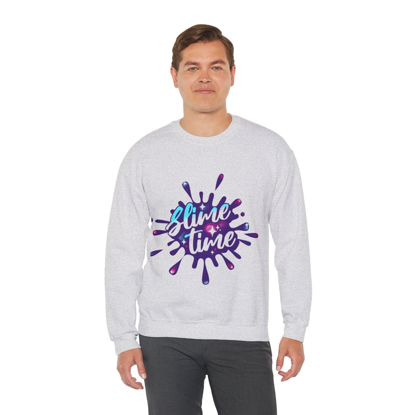 Slime Time Unisex Heavy Blend™ Sweatshirt | Fun Graphic Sweatshirt for Playful Style - ArtShirt Couture