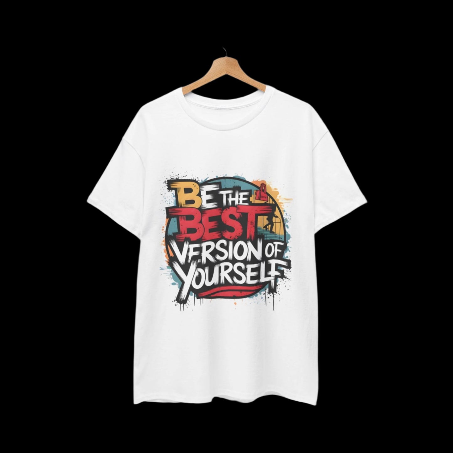 Personal Growth Unisex Heavy Cotton Tee | Be the Best Version of Yourself Graphic T-Shirt - Artshirtcouture