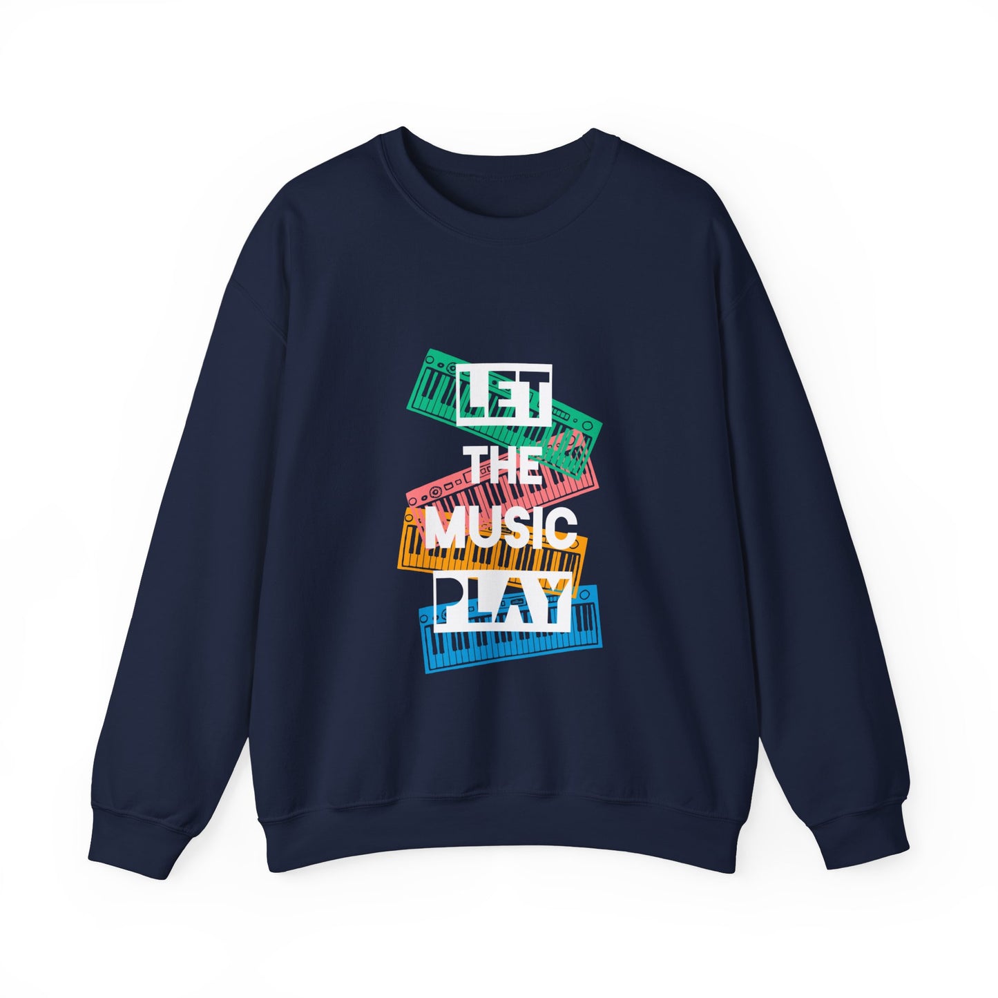Let the music play Unisex Heavy Blend™ Crewneck Sweatshirt - ArtShirt Couture