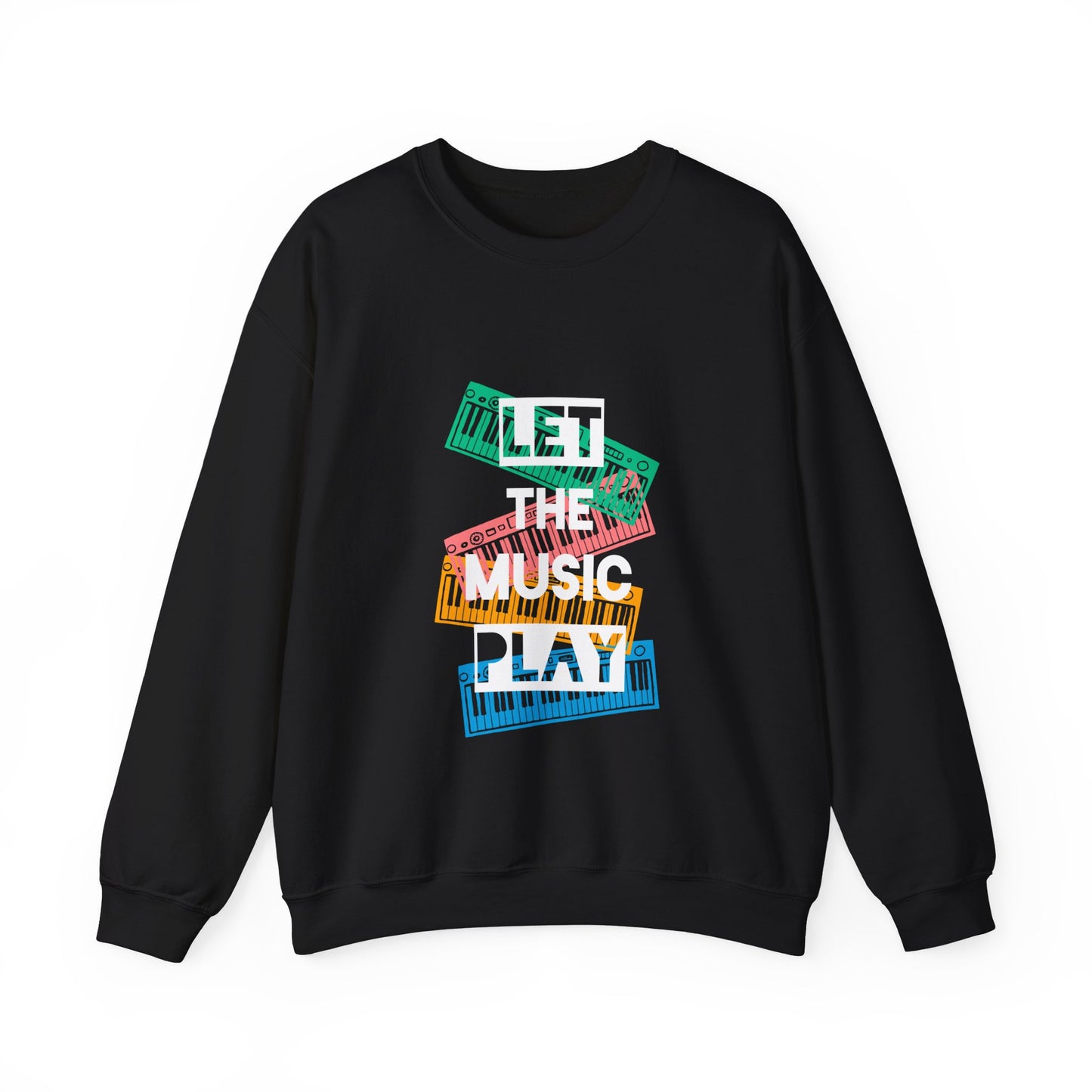 Let the music play Unisex Heavy Blend™ Crewneck Sweatshirt - ArtShirt Couture