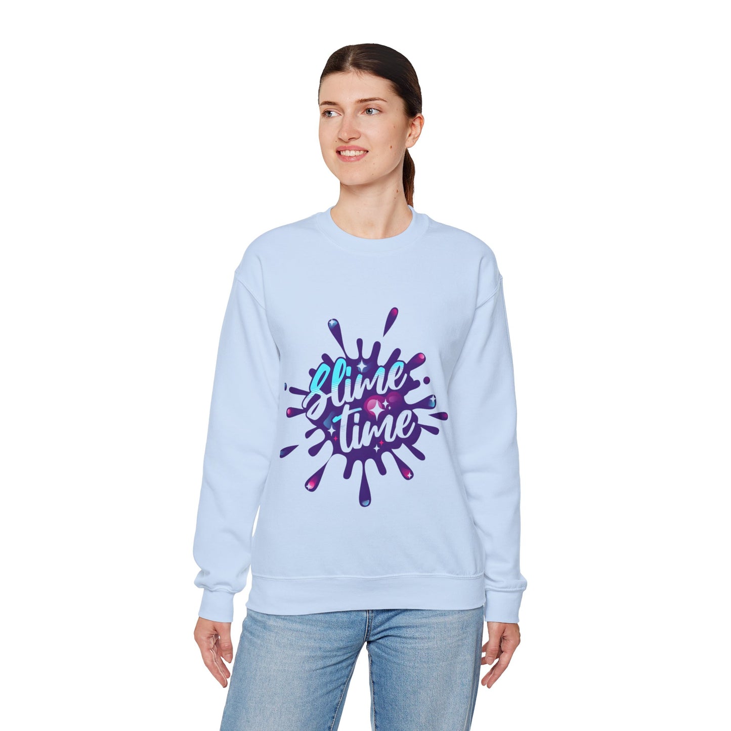 Slime Time Unisex Heavy Blend™ Sweatshirt | Fun Graphic Sweatshirt for Playful Style - ArtShirt Couture