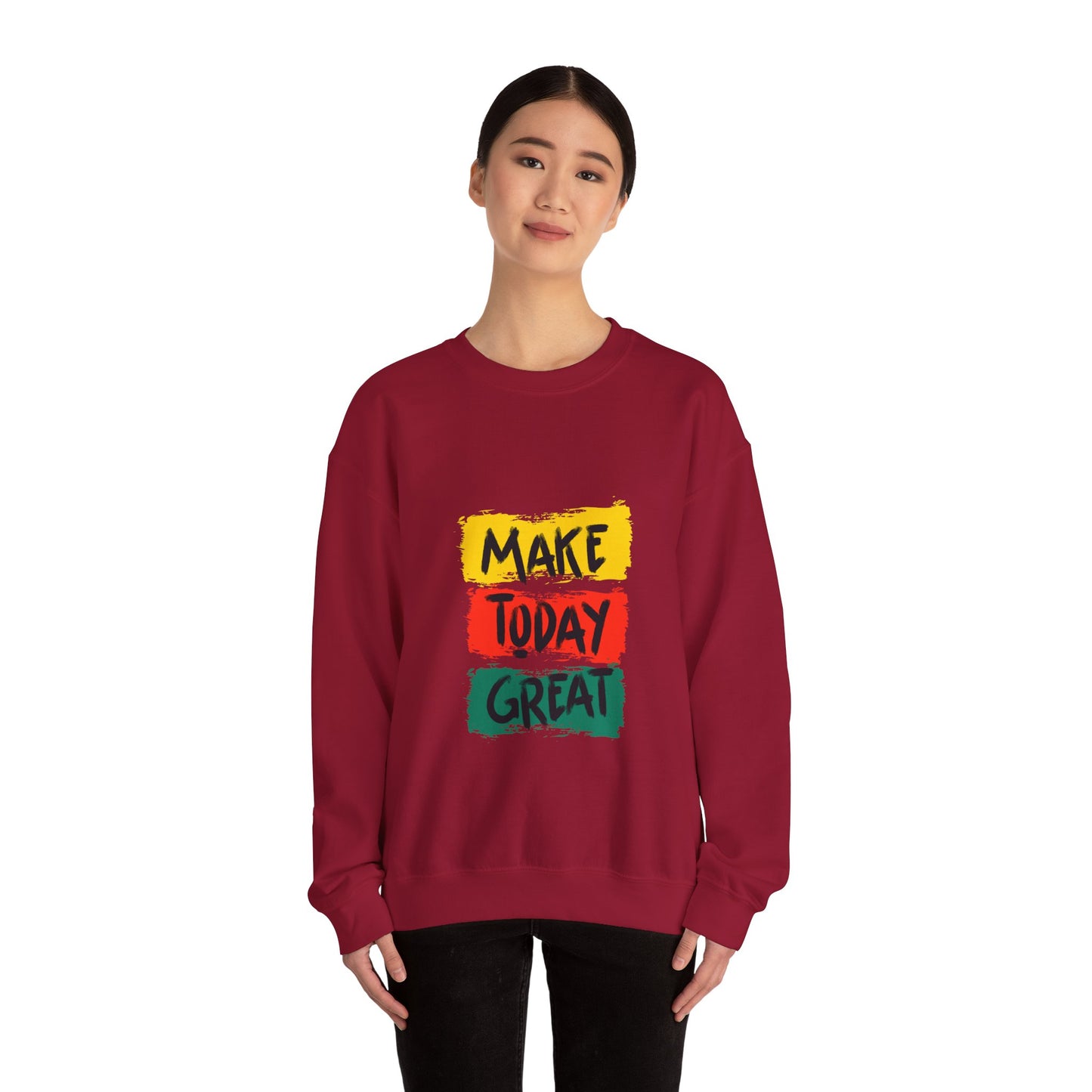 Make Today great Unisex Heavy Blend™ Crewneck Sweatshirt - ArtShirt Couture
